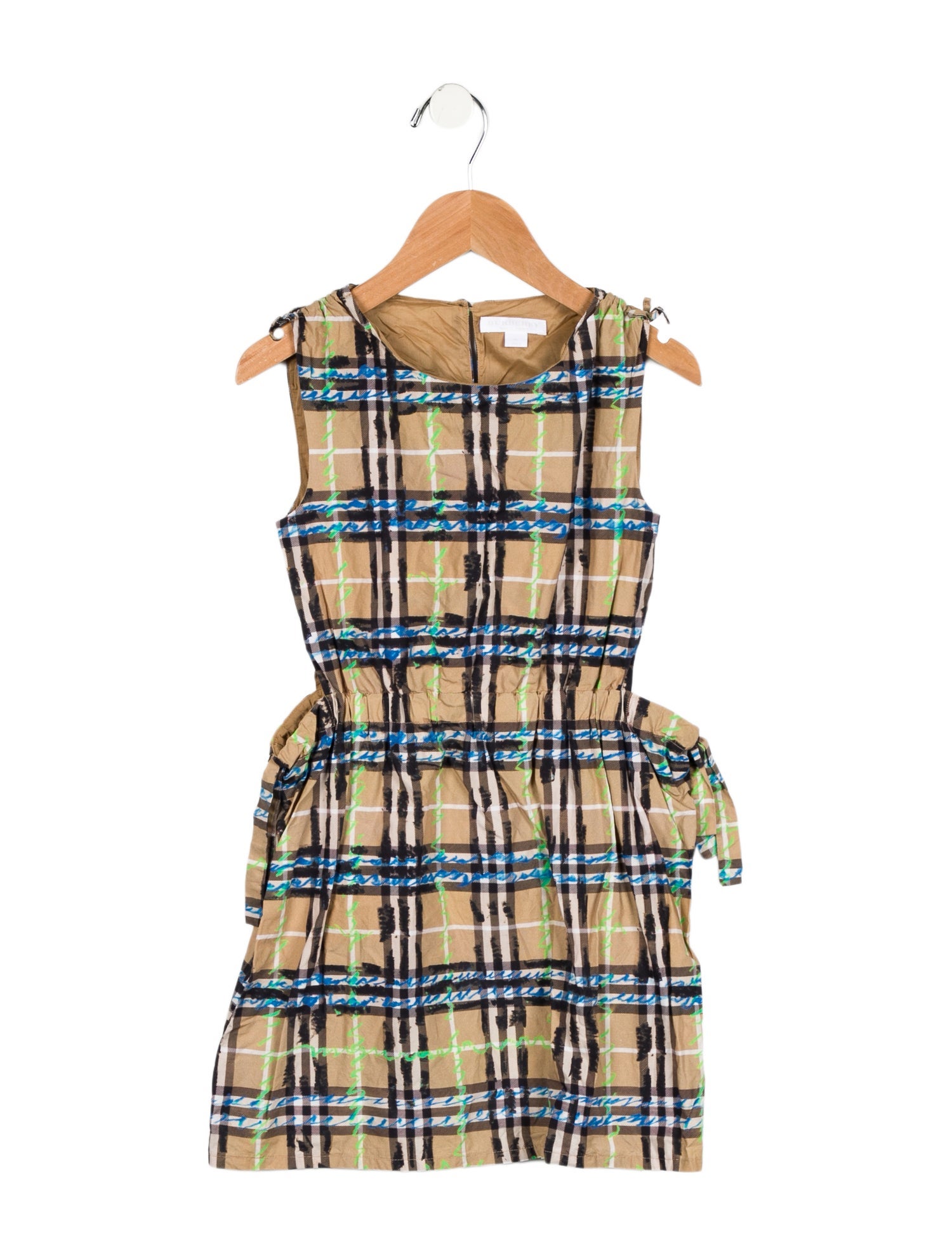 Burberry Girls' House Check Print Sleeveless Dress