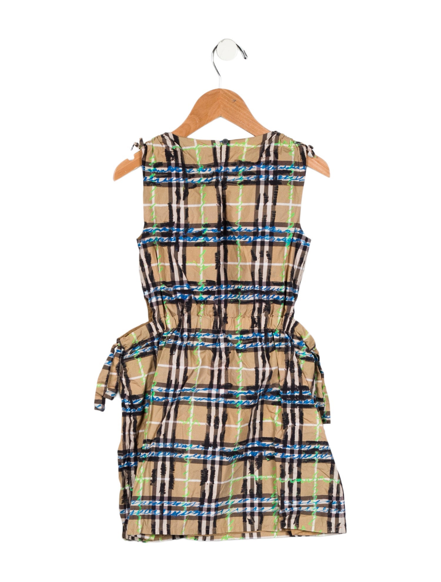 Burberry Girls' House Check Print Sleeveless Dress
