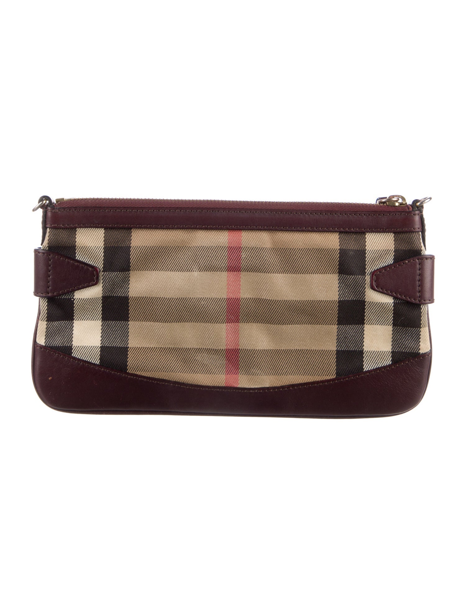 Burberry Plaid Print Wallet