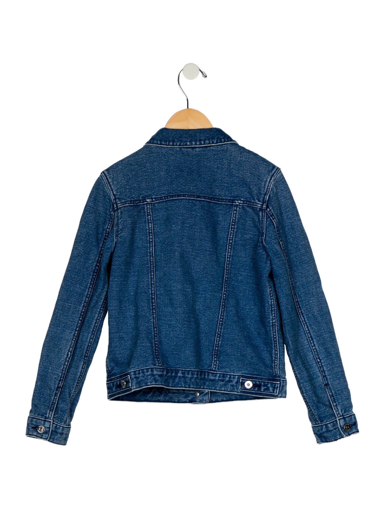 Burberry Demin Blue and White Button up Jacket