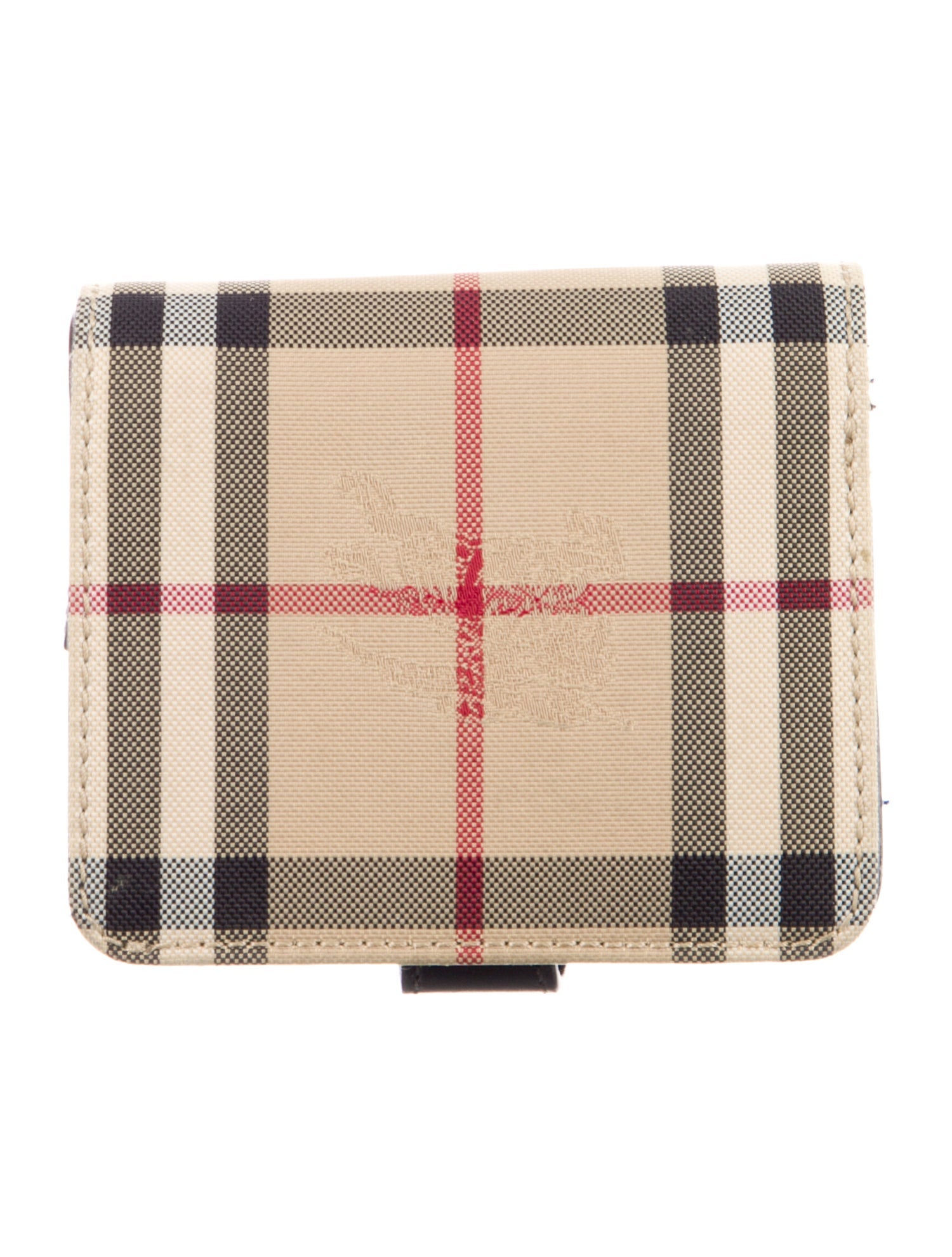 Burberry Leather Printed French Purse