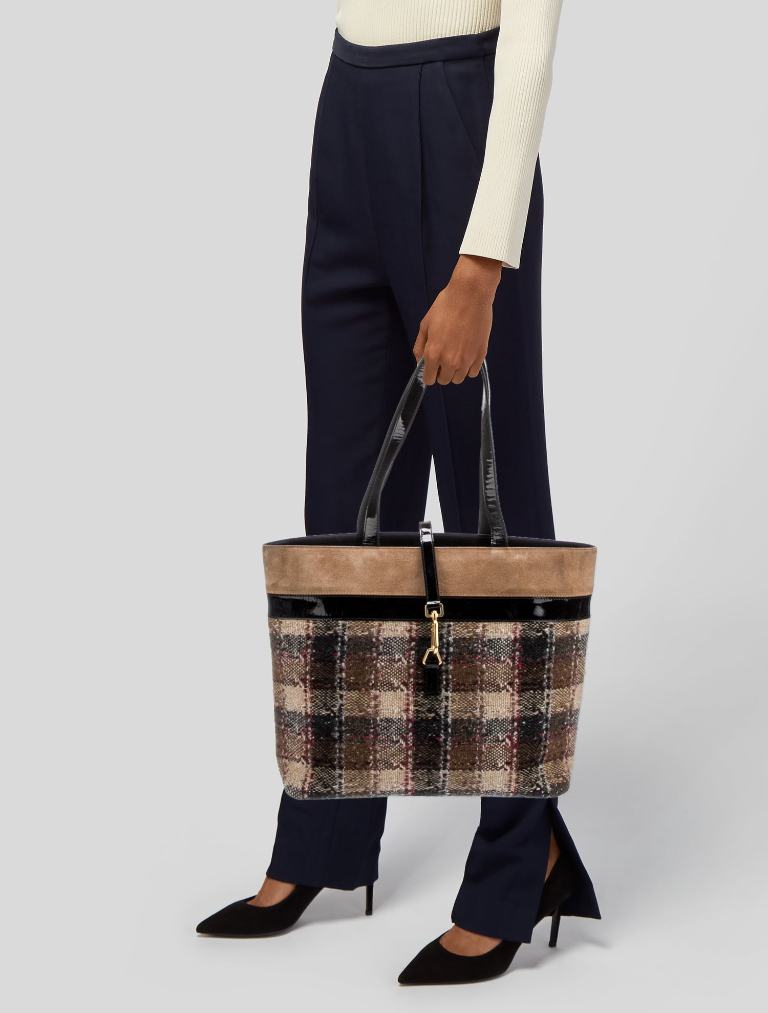 Burberry London Wool Tote