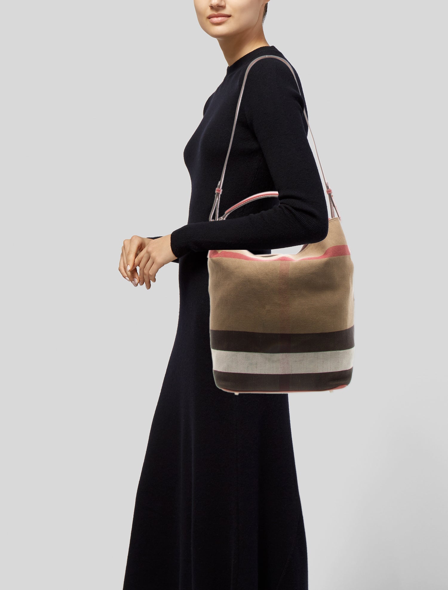 Burberry Exploded Check Hobo