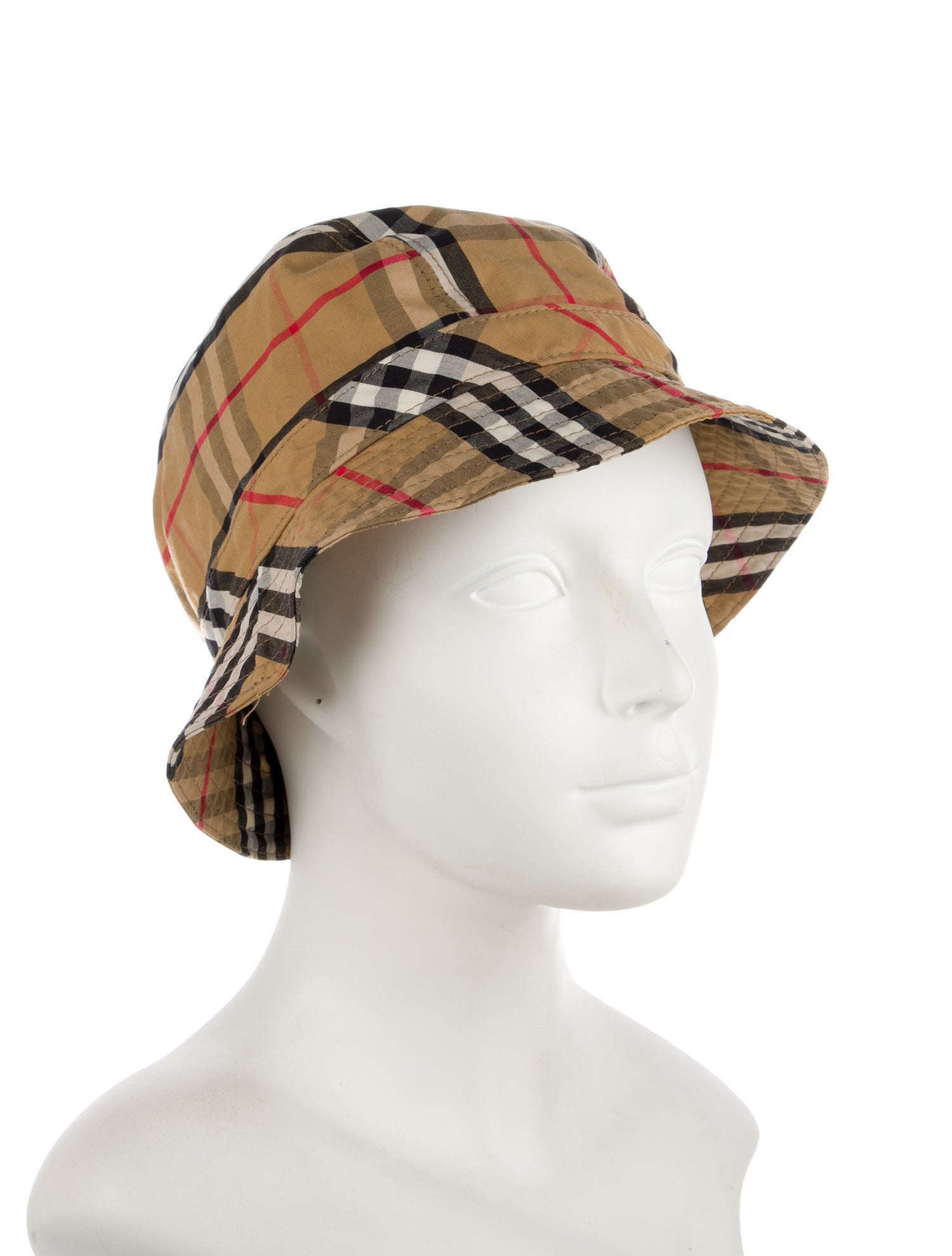 Burberry Exaggerated Check Bucket Hat