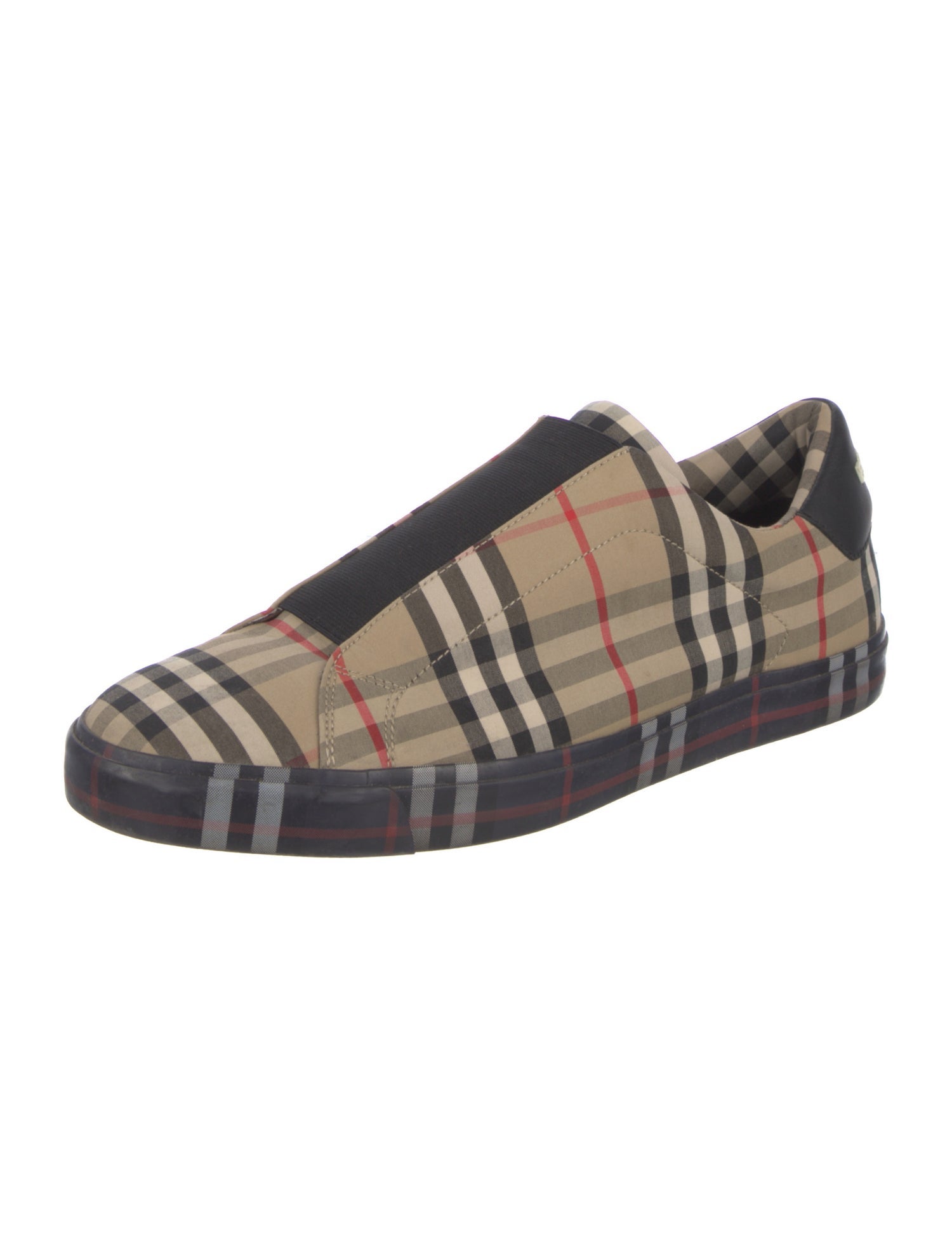Burberry House Check Pattern Canvas Sneakers