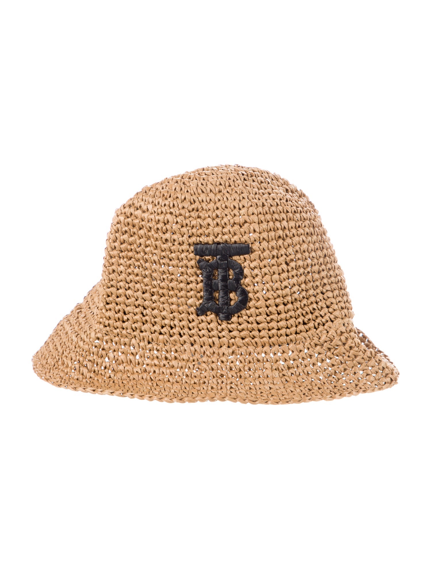 Burberry Synthetic-Blend Woven TB Logo Bucket Hat