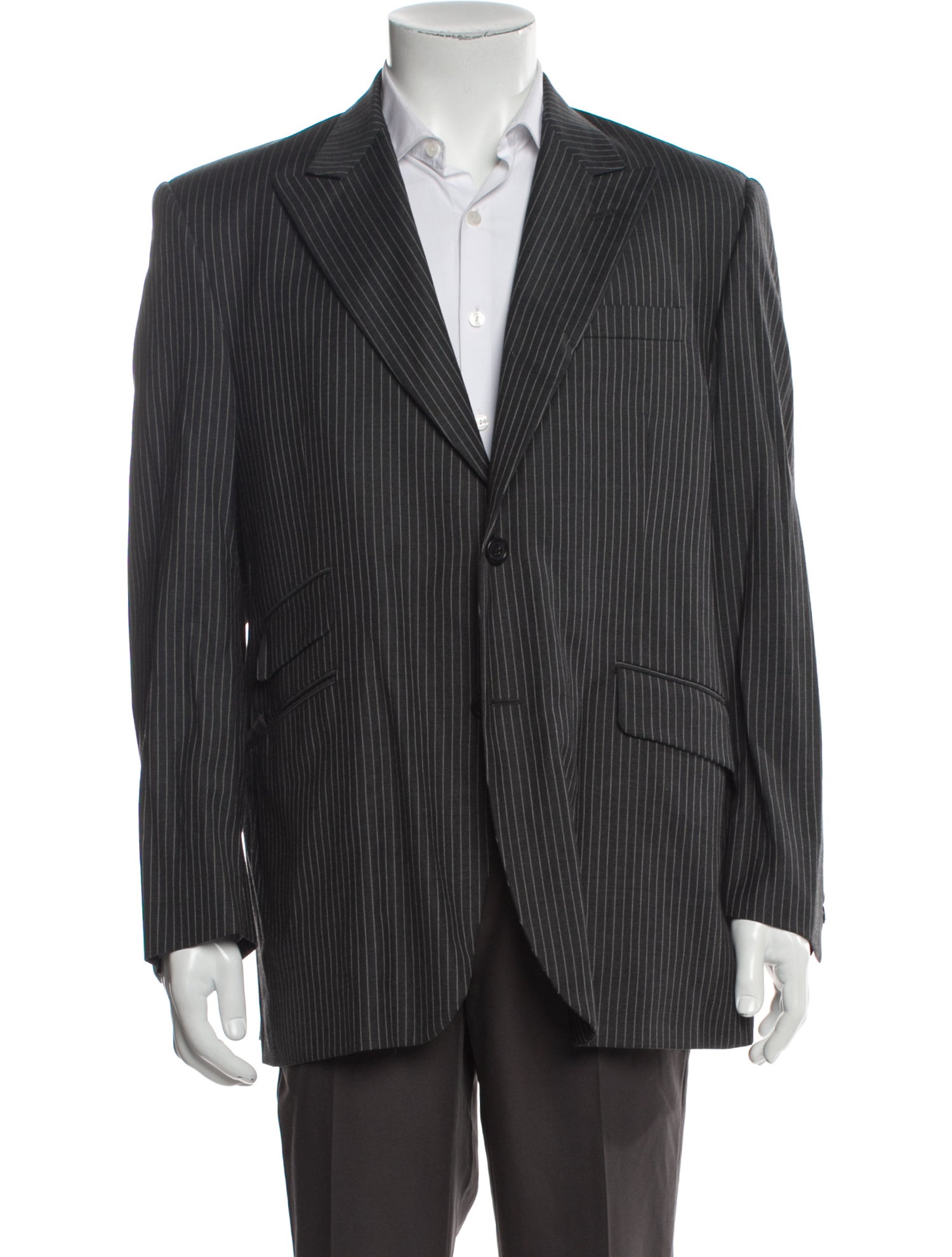 Burberry Wool Striped Blazer