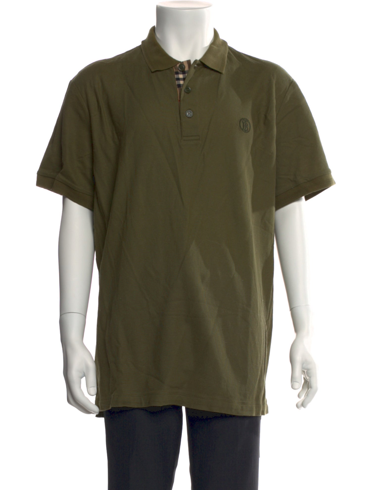 Burberry Crew Neck Short Sleeve Polo Shirt
