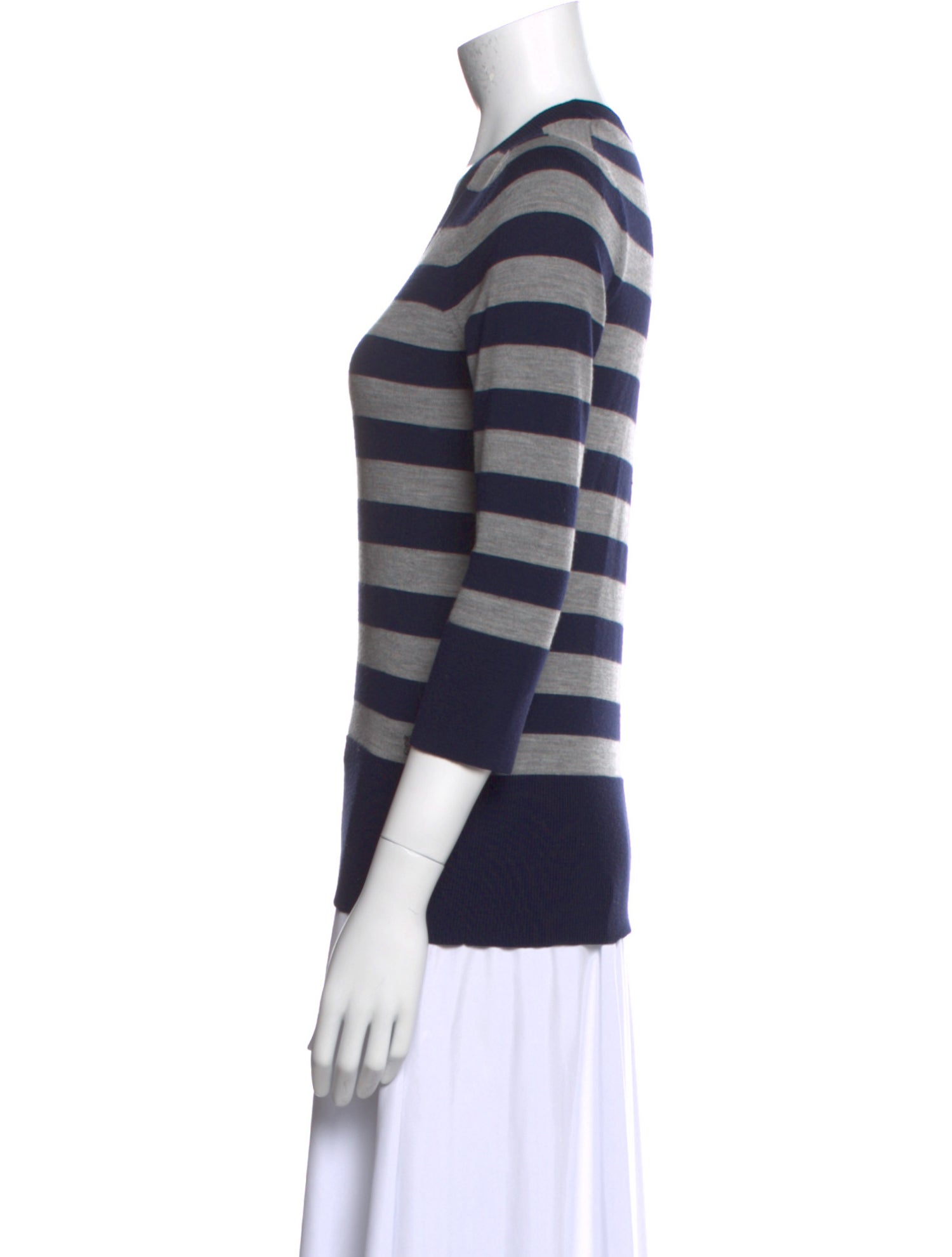 Burberry London Merino Wool Striped Top