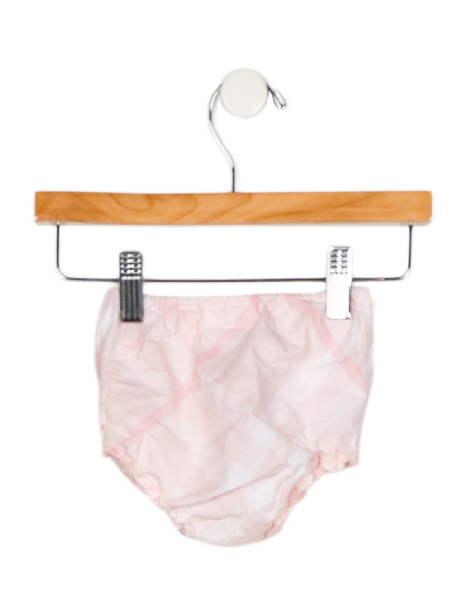 Burberry Infant Girls Plaid Cotton Bottoms