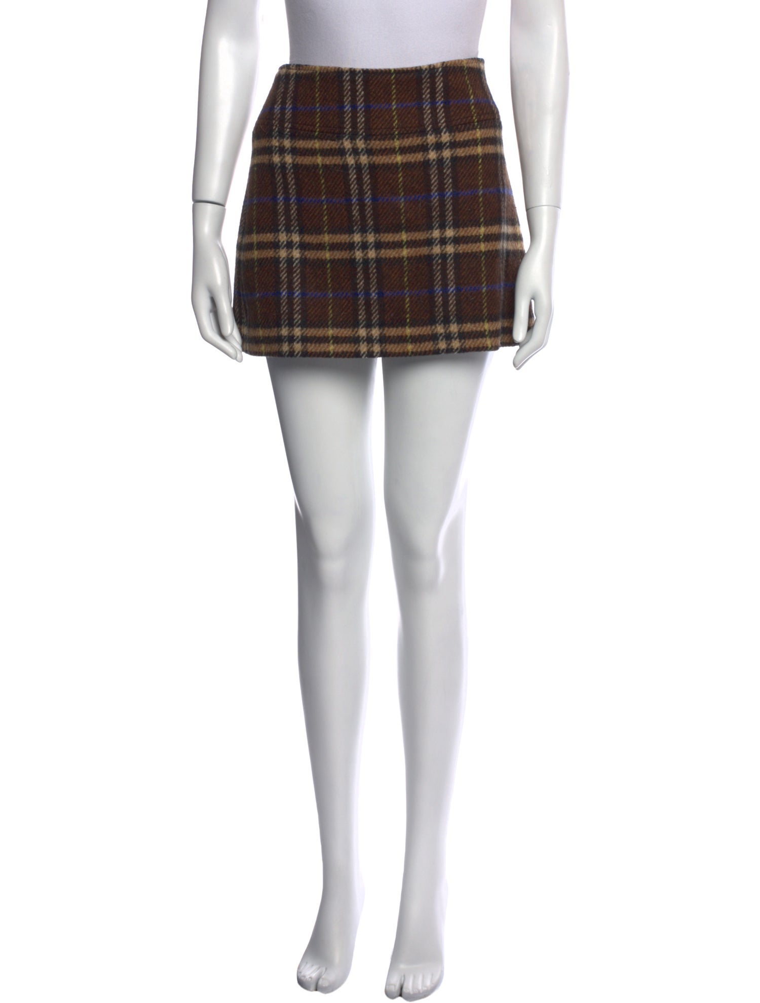Burberry Wool Mini Skirt
