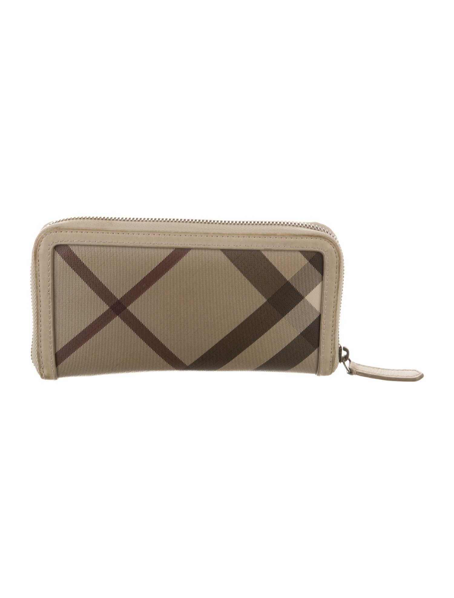 Burberry Smoked Check Super Nova Check Pattern Wallet