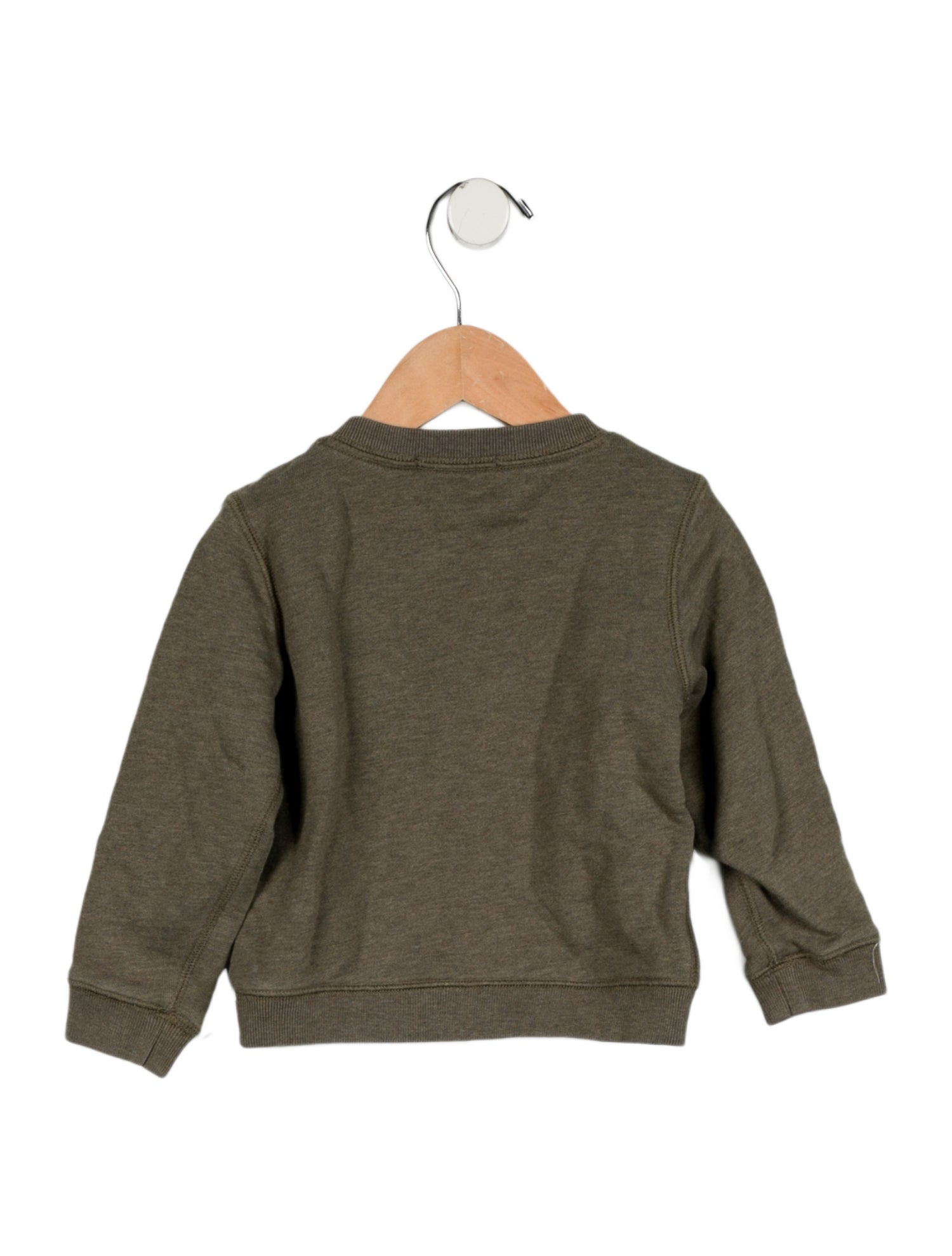 Burberry Toddler Boys' Logo Embroidered Long Sleeve Sweatshirt