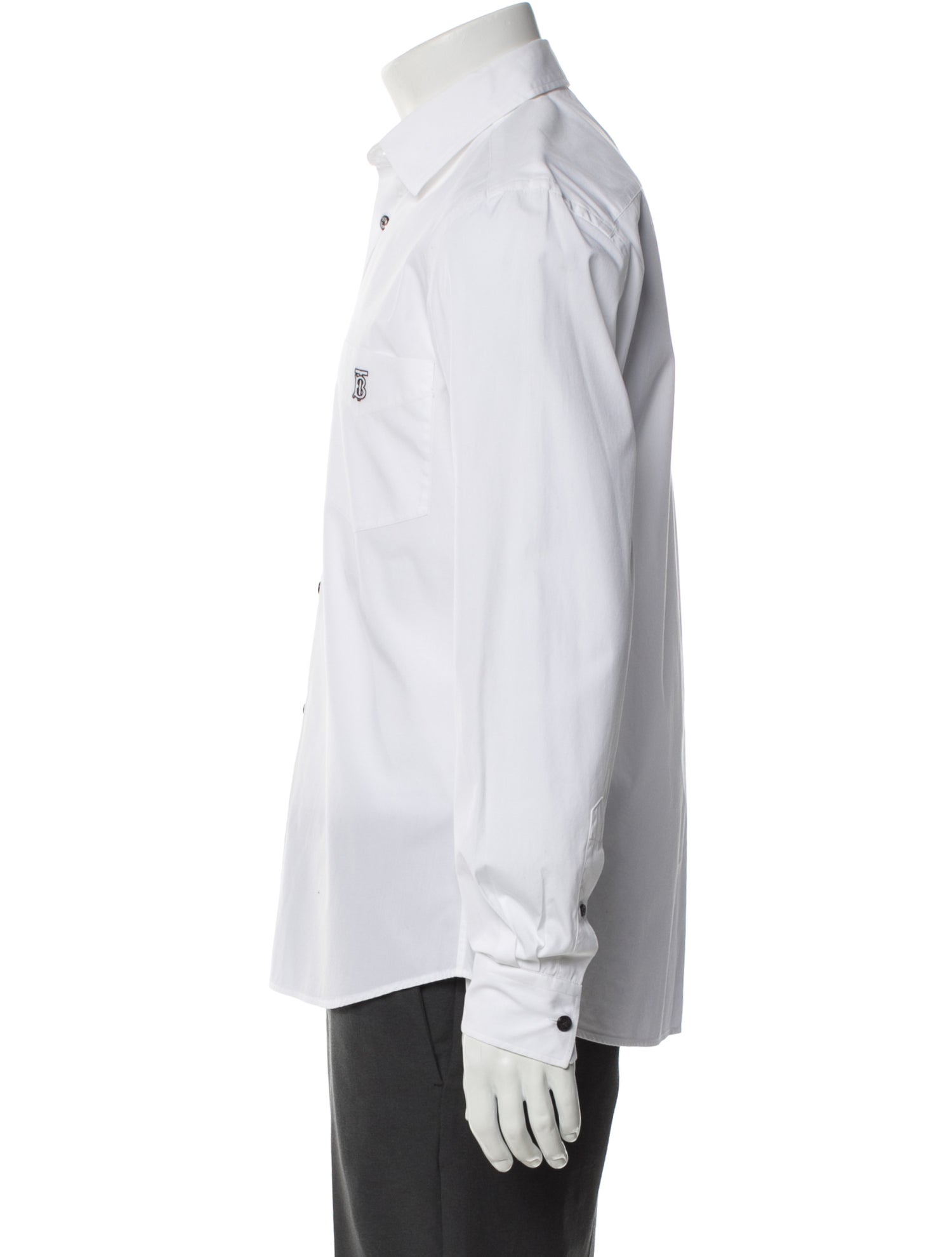 Burberry Nova Check Pattern Long Sleeve Dress Shirt