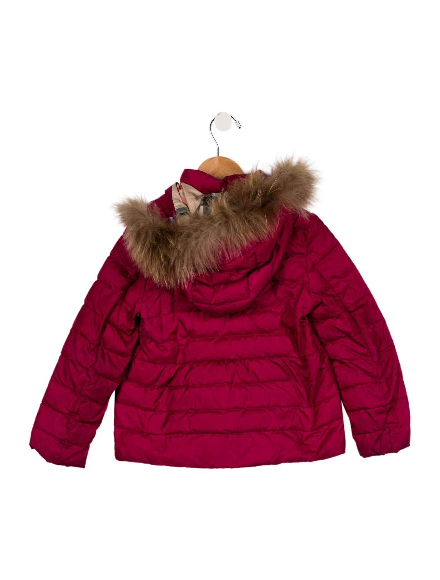 Burberry Toddler Girls' Solid Down Puffer Coat