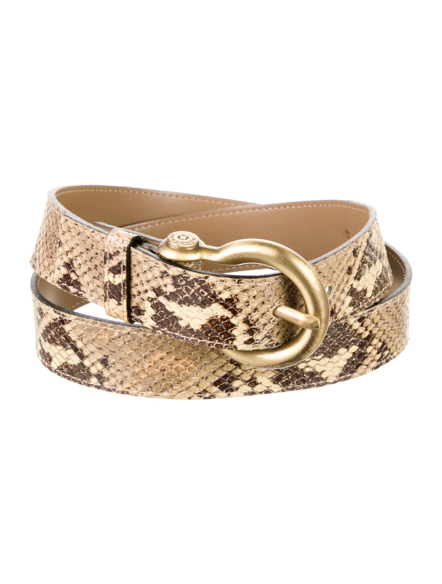 Burberry Snakeskin Belt
