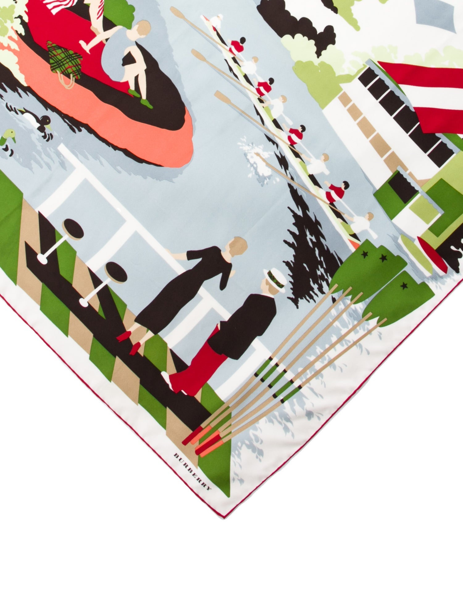 Burberry London Silk Printed Scarf