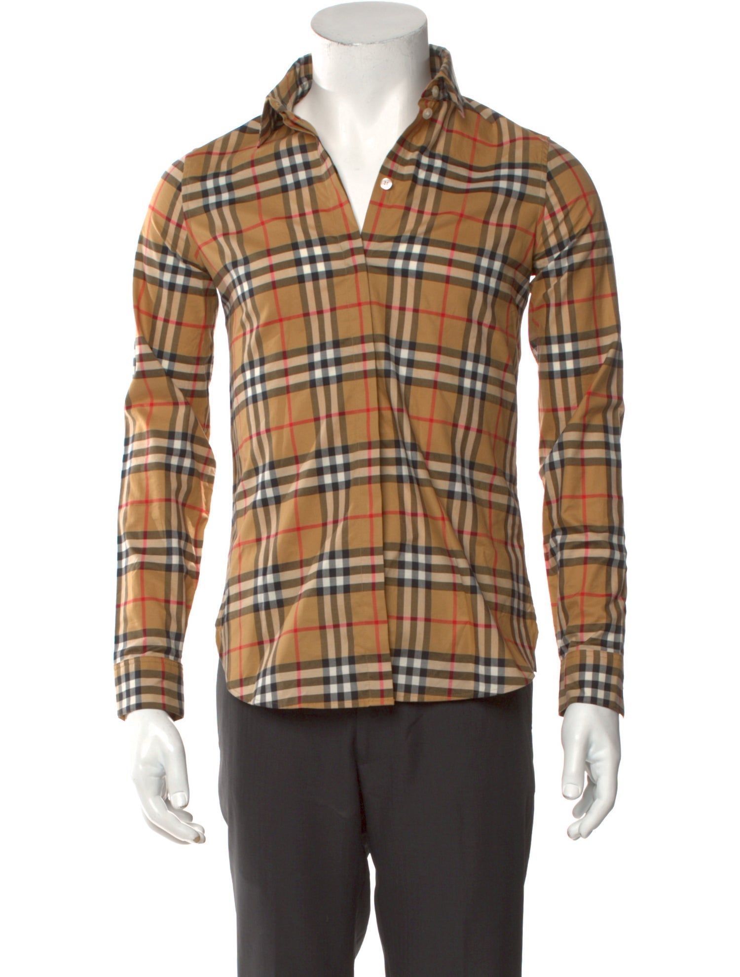 Burberry House Check Pattern Long Sleeve Shirt w/ Tags