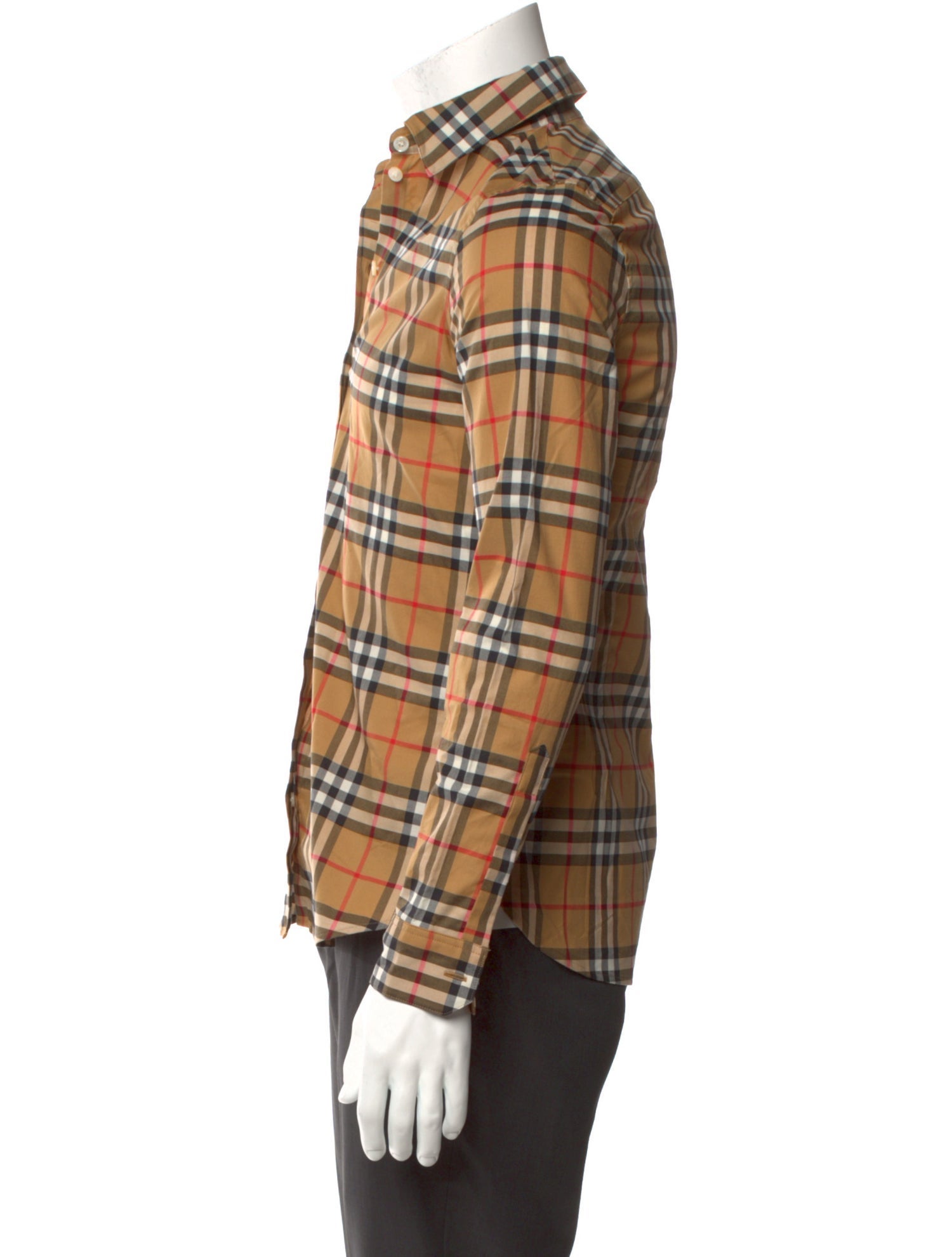 Burberry House Check Pattern Long Sleeve Shirt w/ Tags