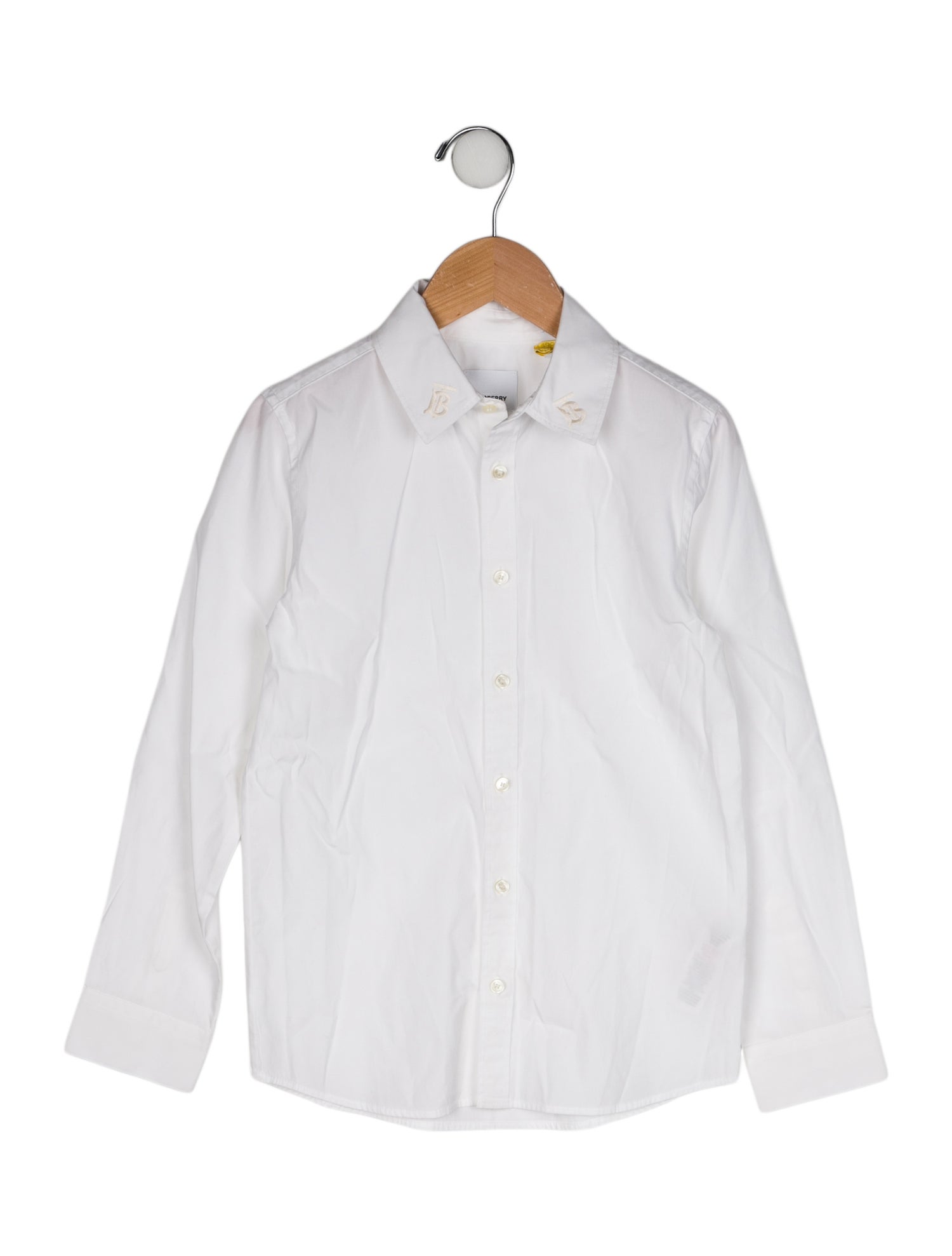 Burberry Solid Dress Shirt