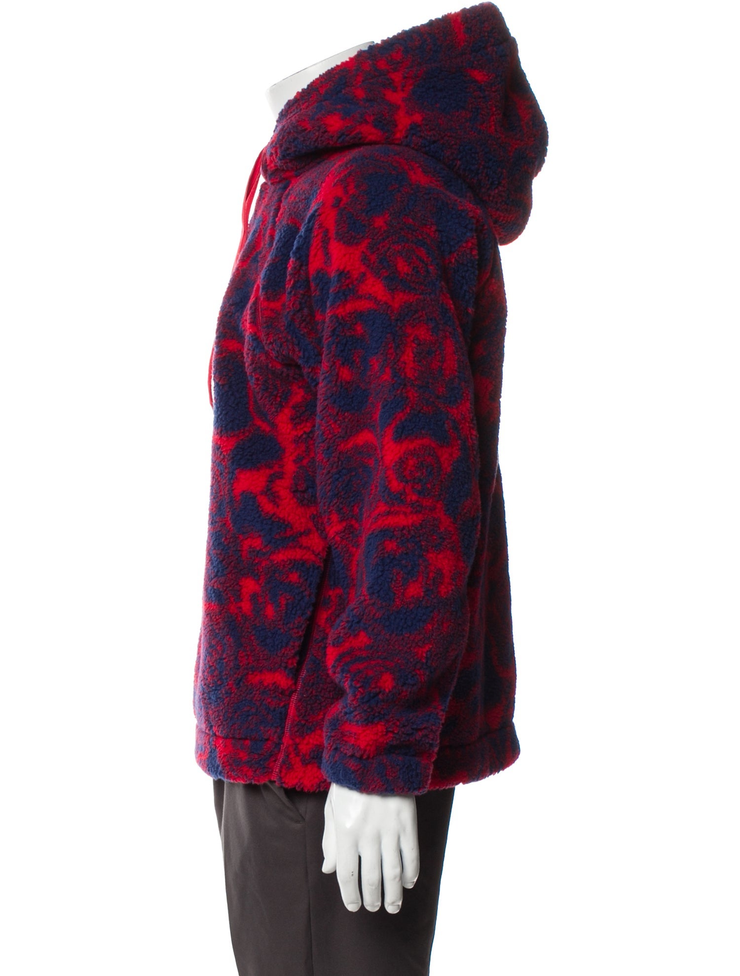 Burberry Printed V-Neck Hoodie