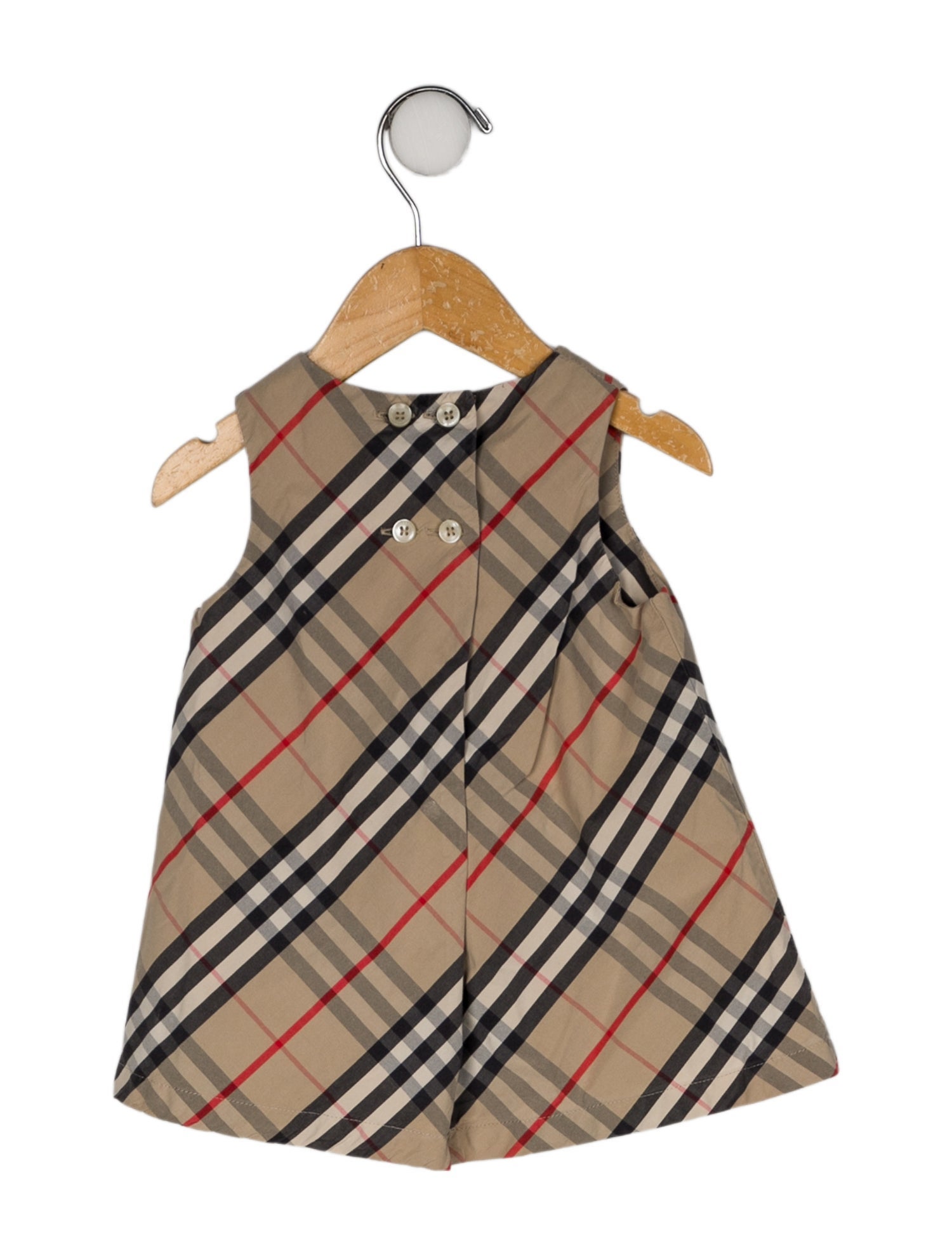 Burberry Check Sleeveless Dress