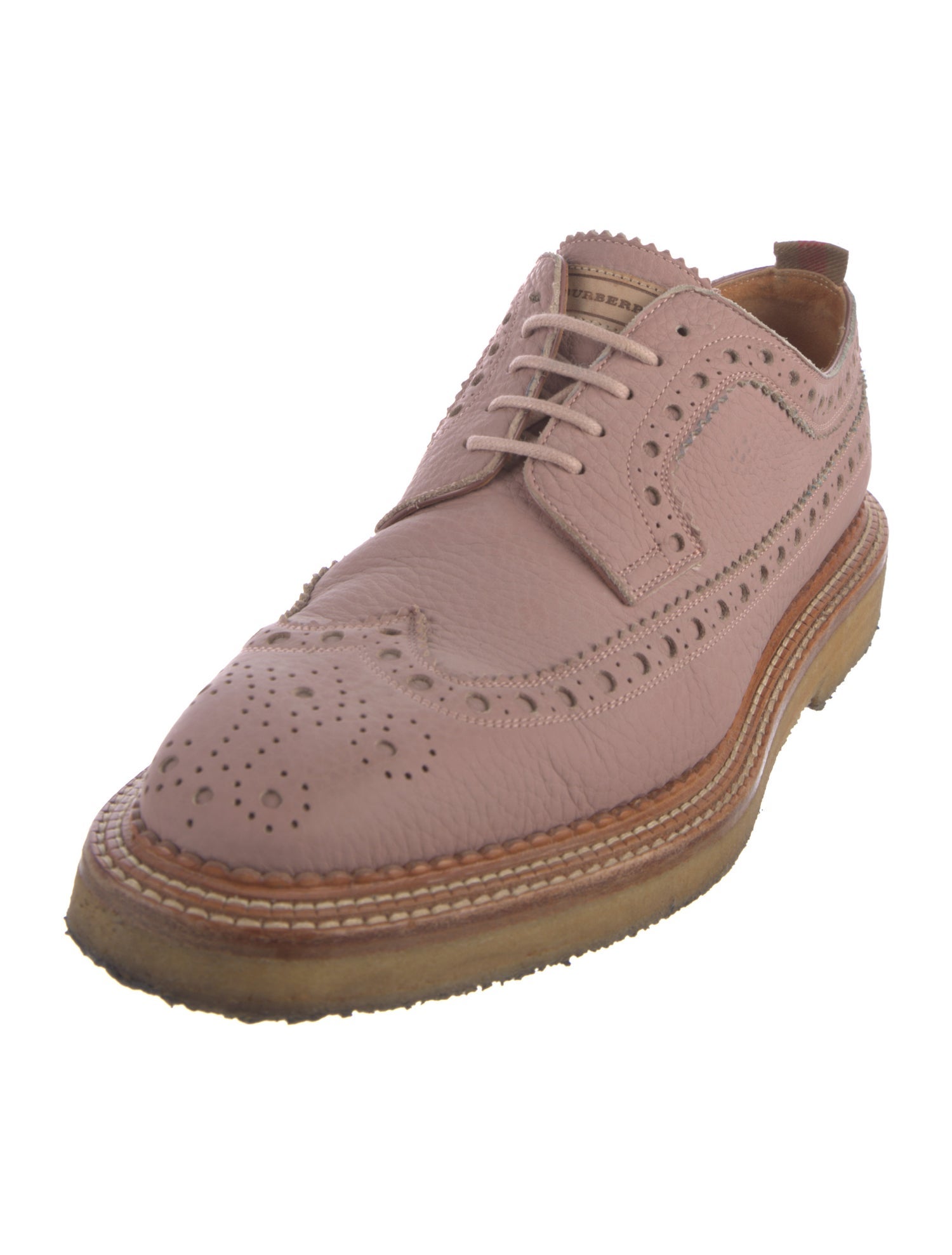 Burberry Leather Eyelet Trim Brogues