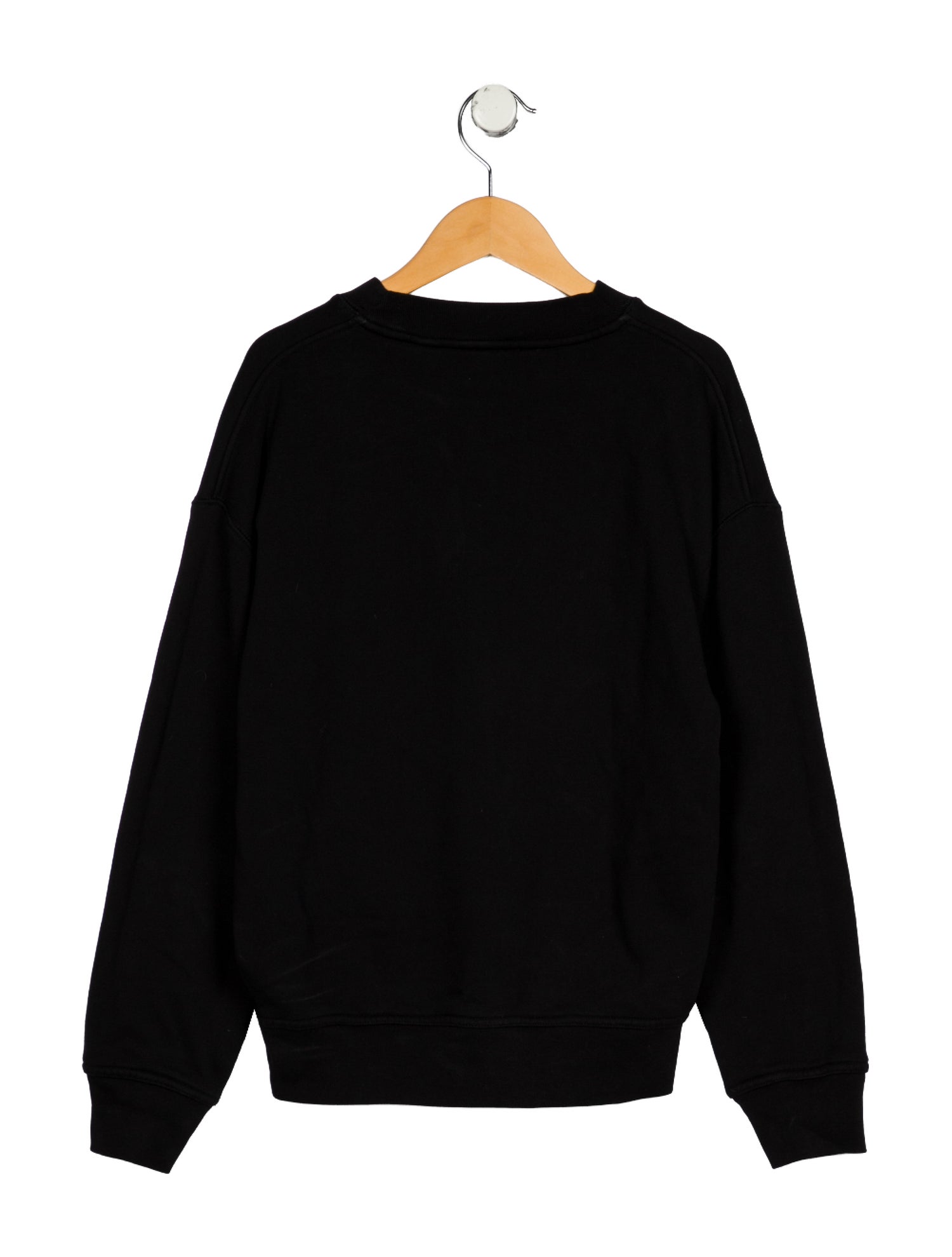 Burberry Black and White Cotton Sweatshirt