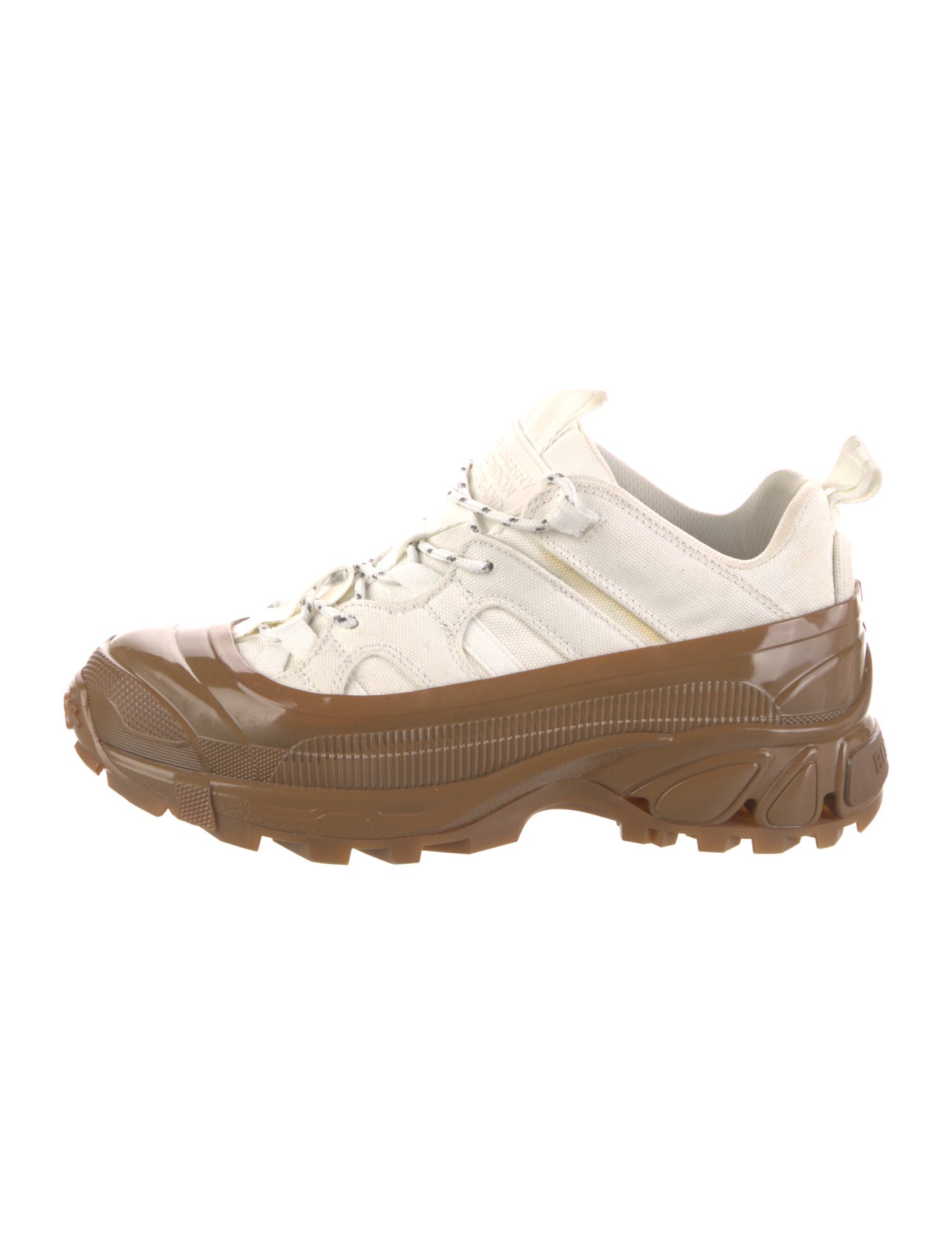 Burberry Canvas Colorblock Pattern Chunky Sneakers