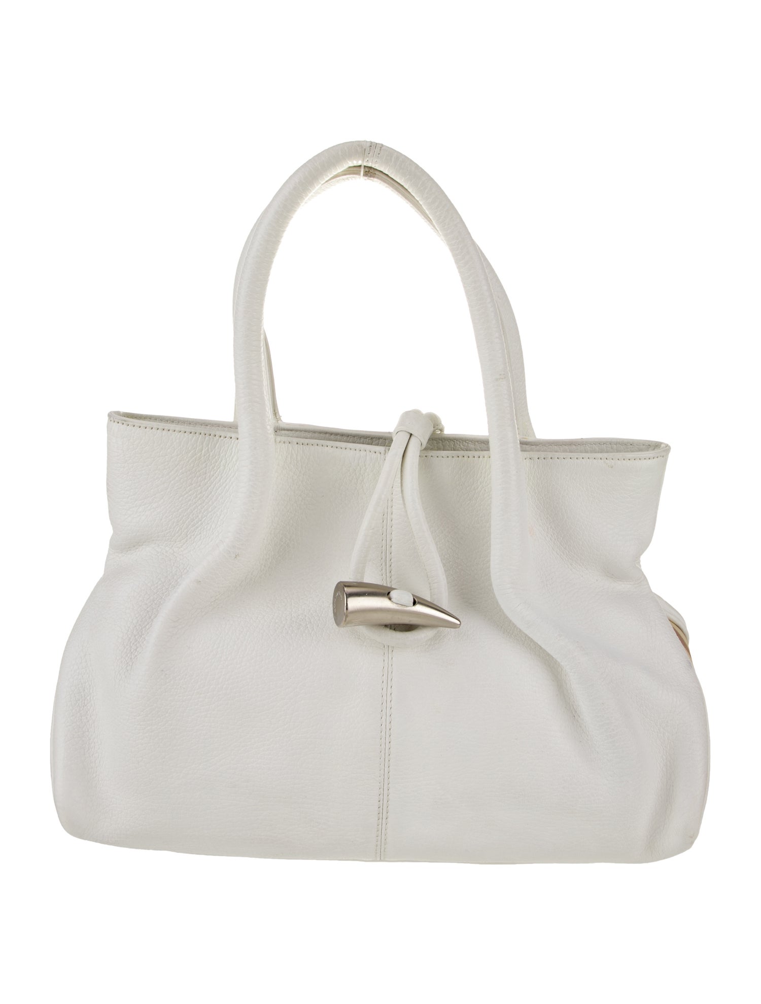 Burberry London Leather Top Handle Bag