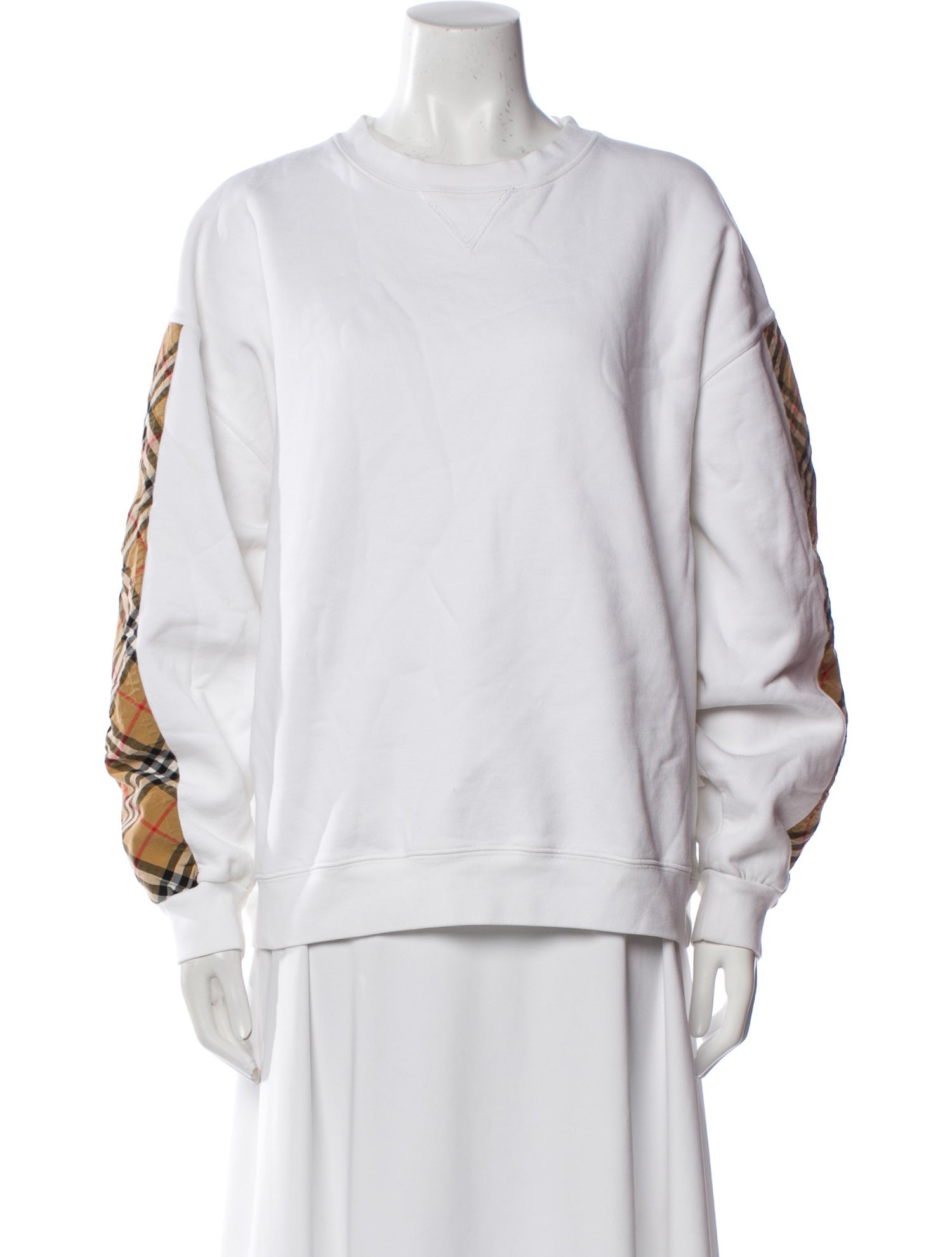 Burberry Crew Neck Long Sleeve Sweatshirt