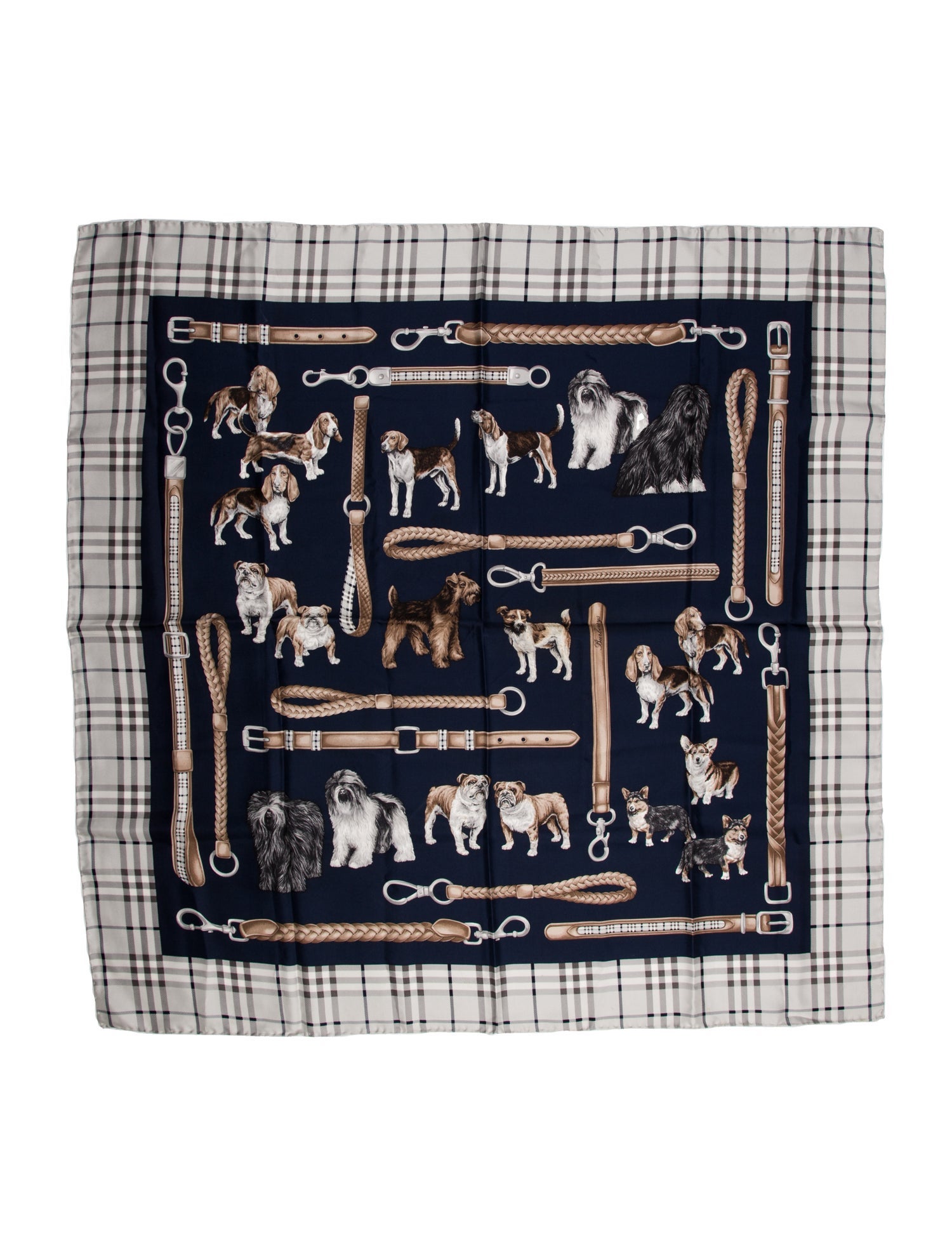 Burberry Silk Printed Scarf