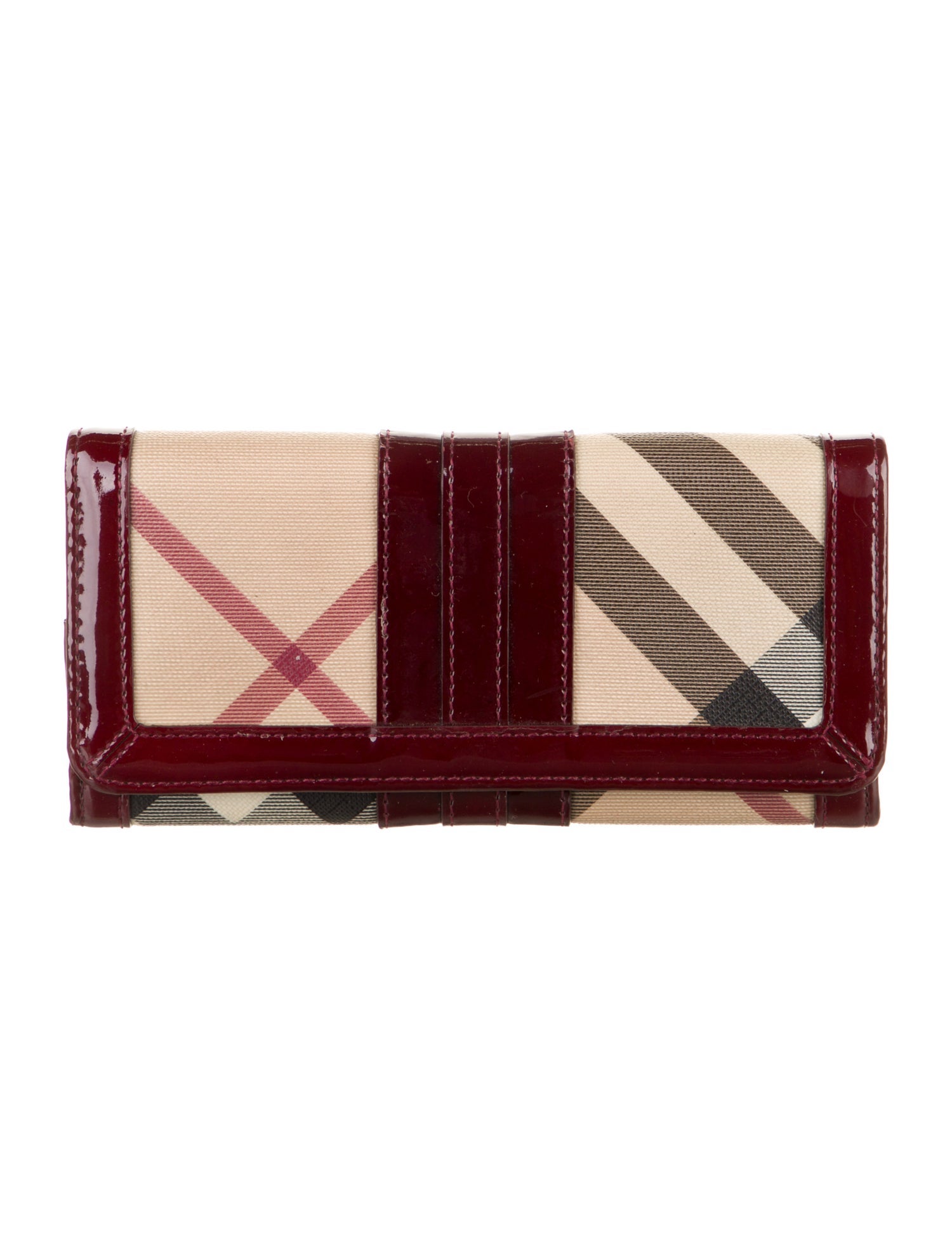 Burberry Nova Check Pattern Continental Wallet