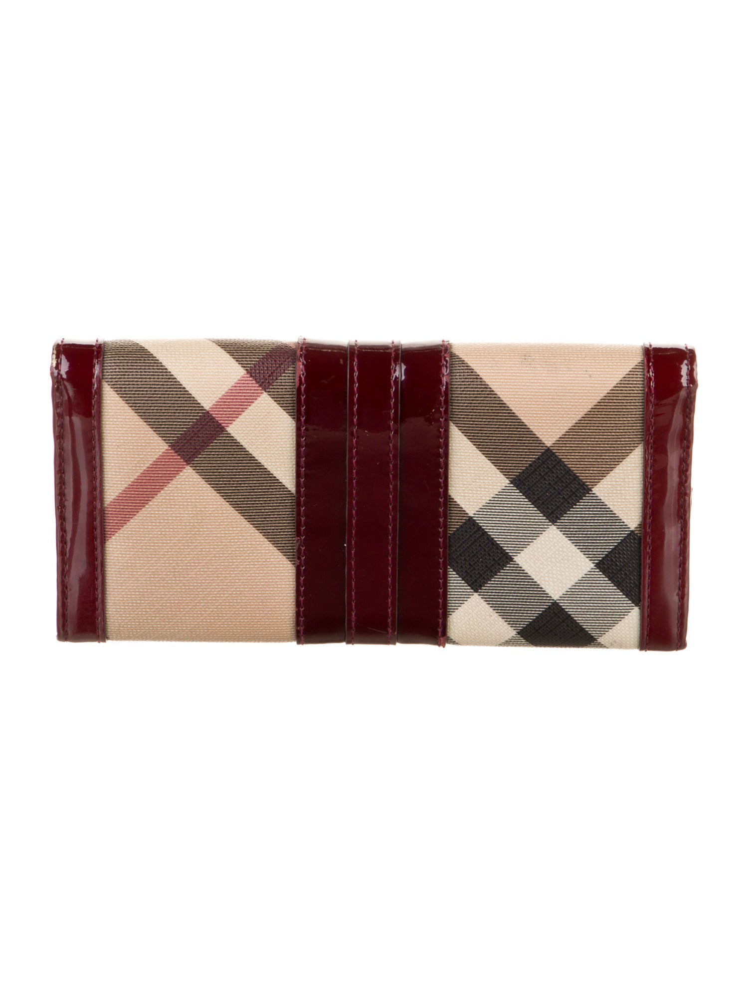 Burberry Nova Check Pattern Continental Wallet