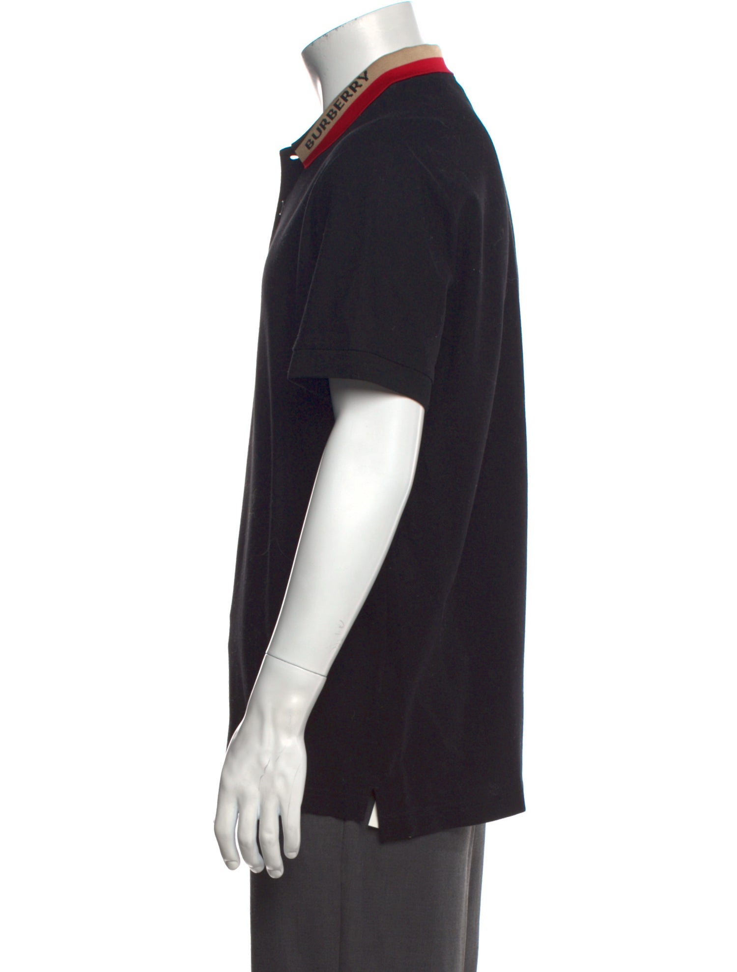 Burberry TB Monogram Collar Polo Shirt