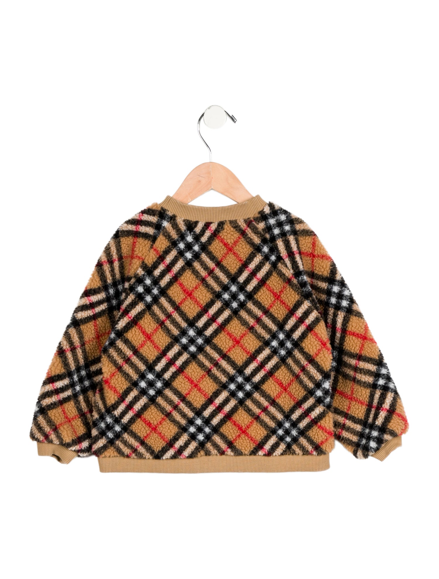 Burberry Nova Check Fleece Sweater