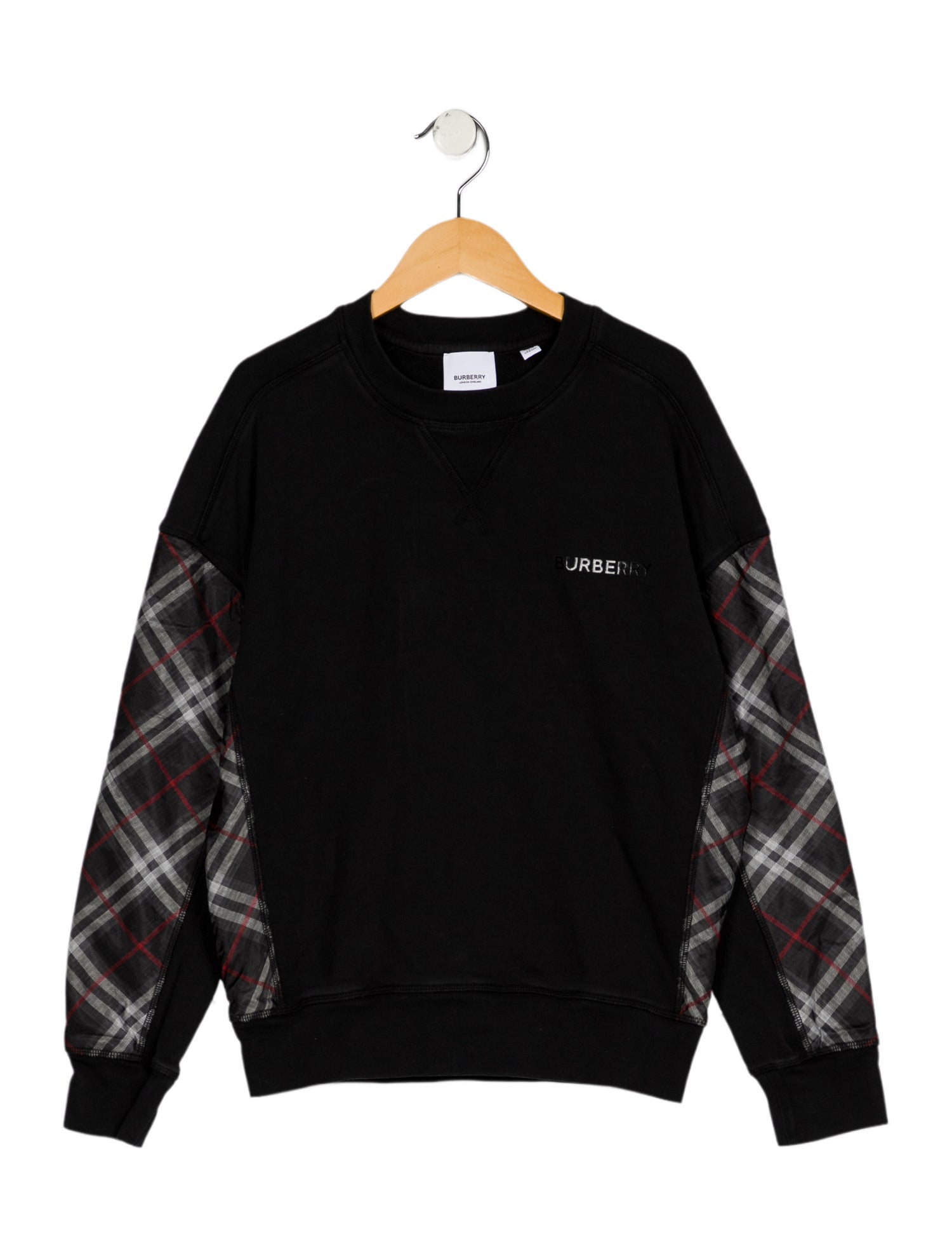 Burberry Boys' Long Sleeve Crewneck Sweatshirt