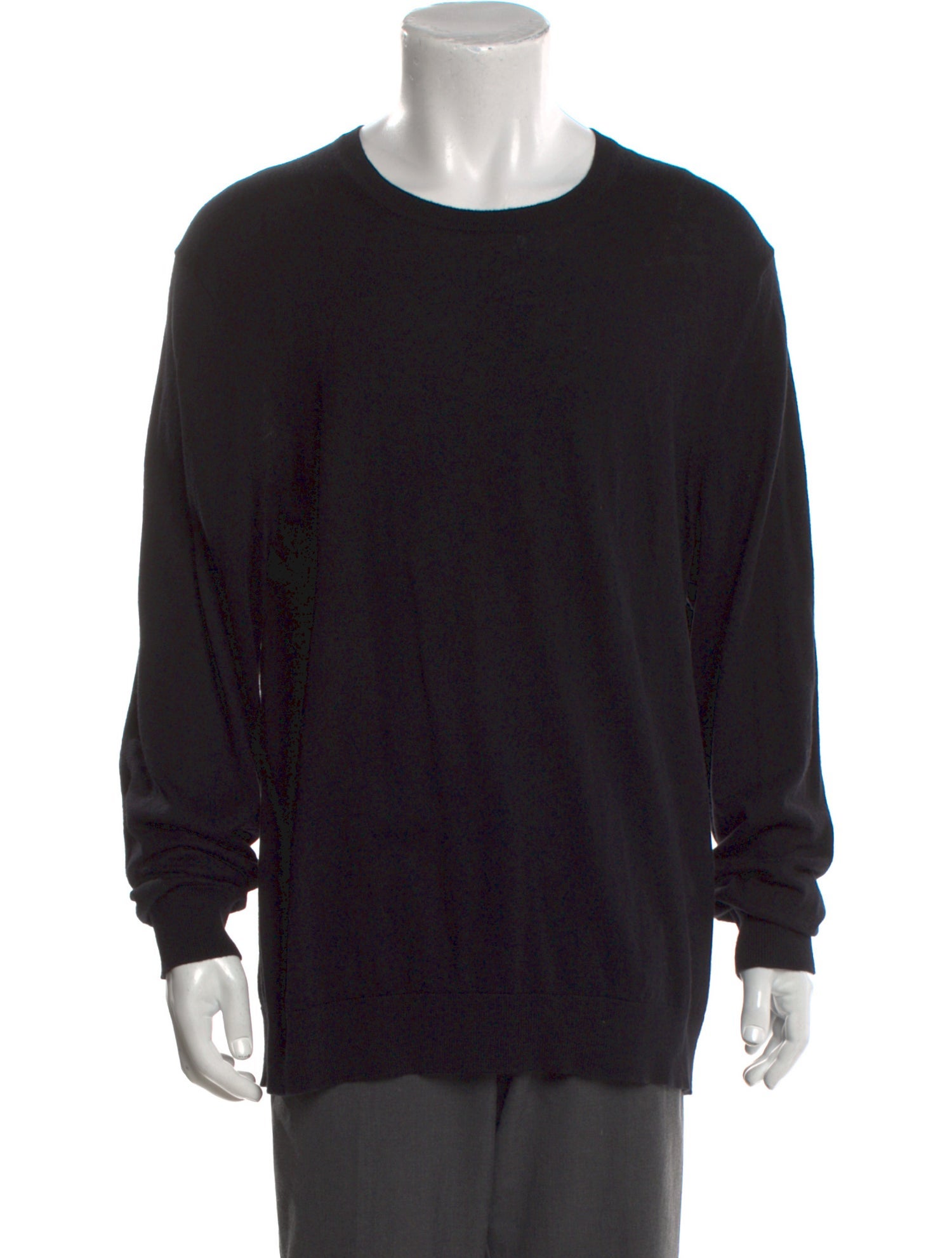 Burberry Exploded Check Pattern Crew Neck Pullover