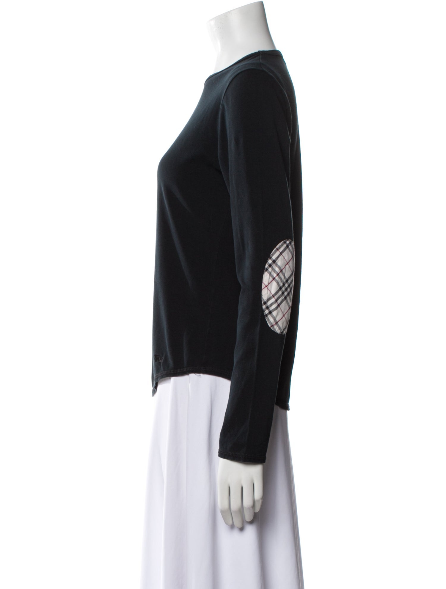 Burberry London Crew Neck Long Sleeve Top