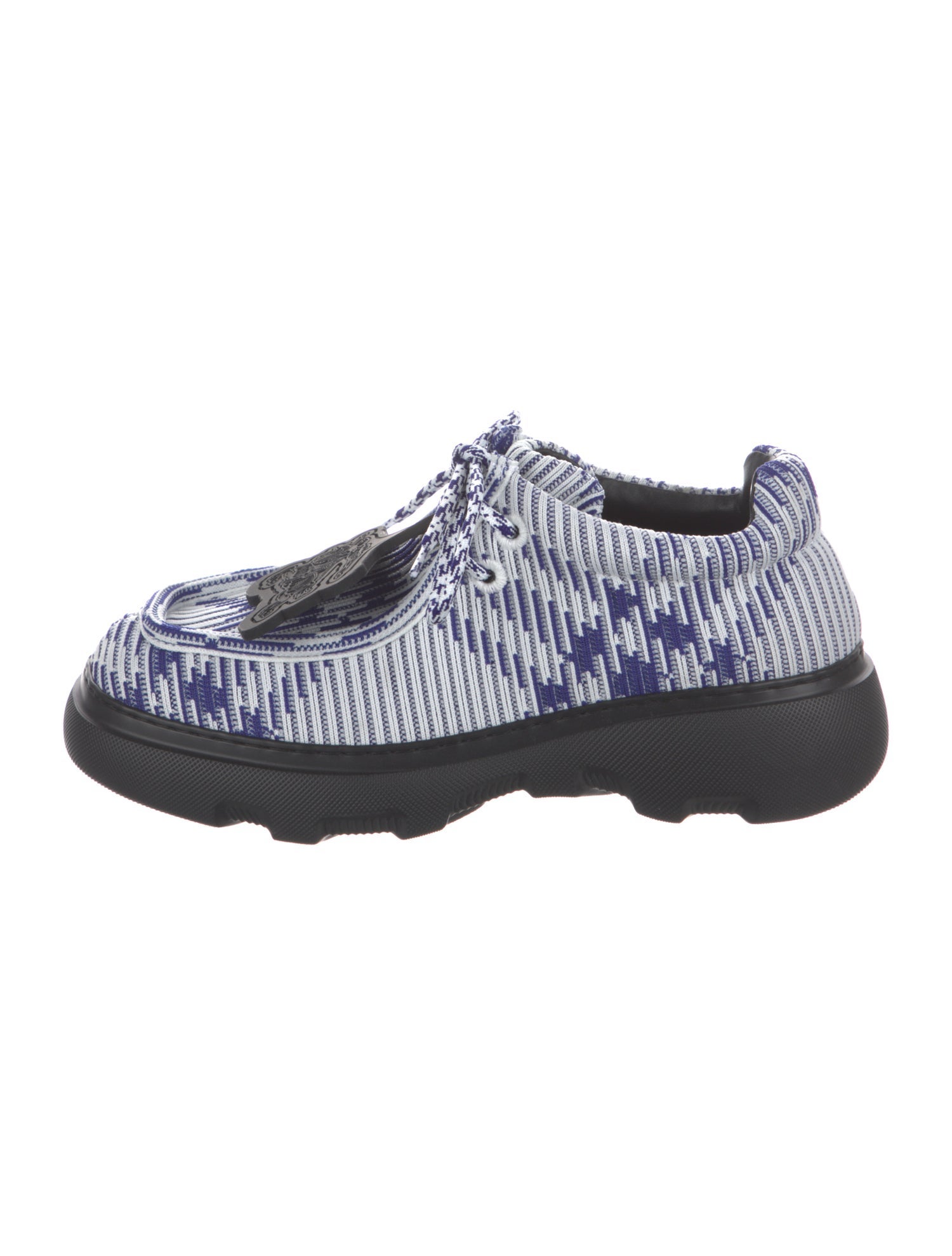 Burberry Plaid Print Sneakers