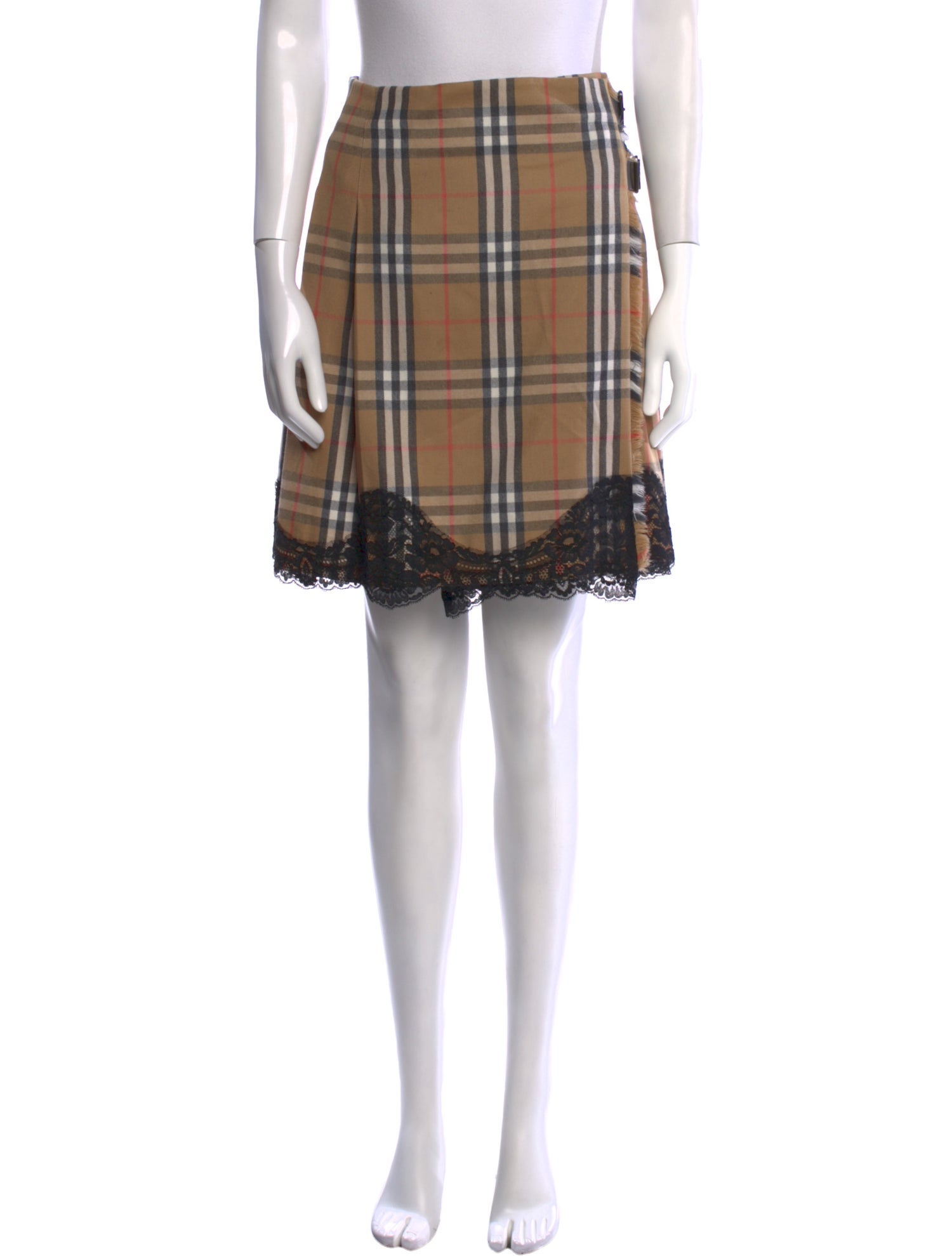 Burberry Wool Knee-Length Skirt