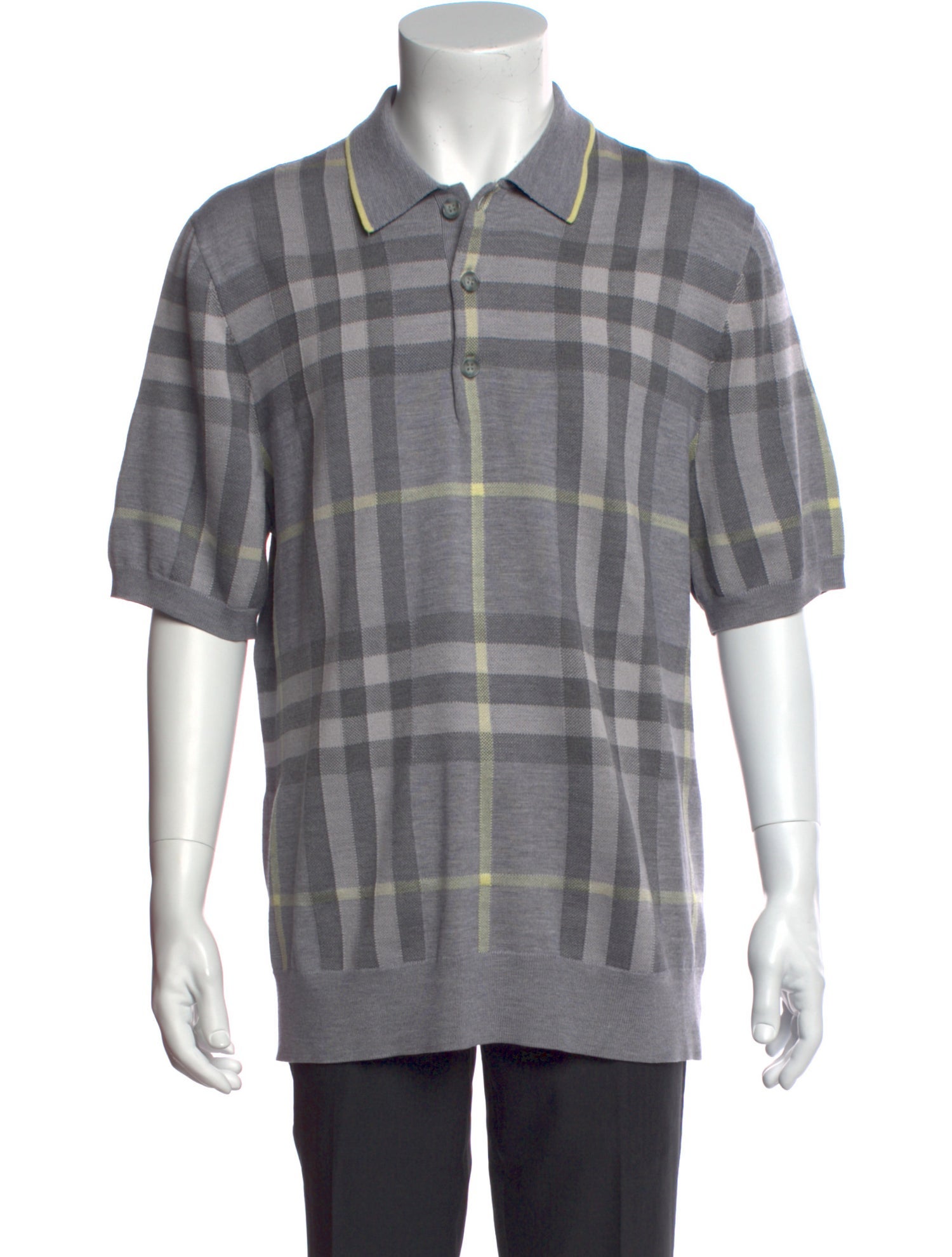 Burberry Exploded Check Pattern Wool Shirt