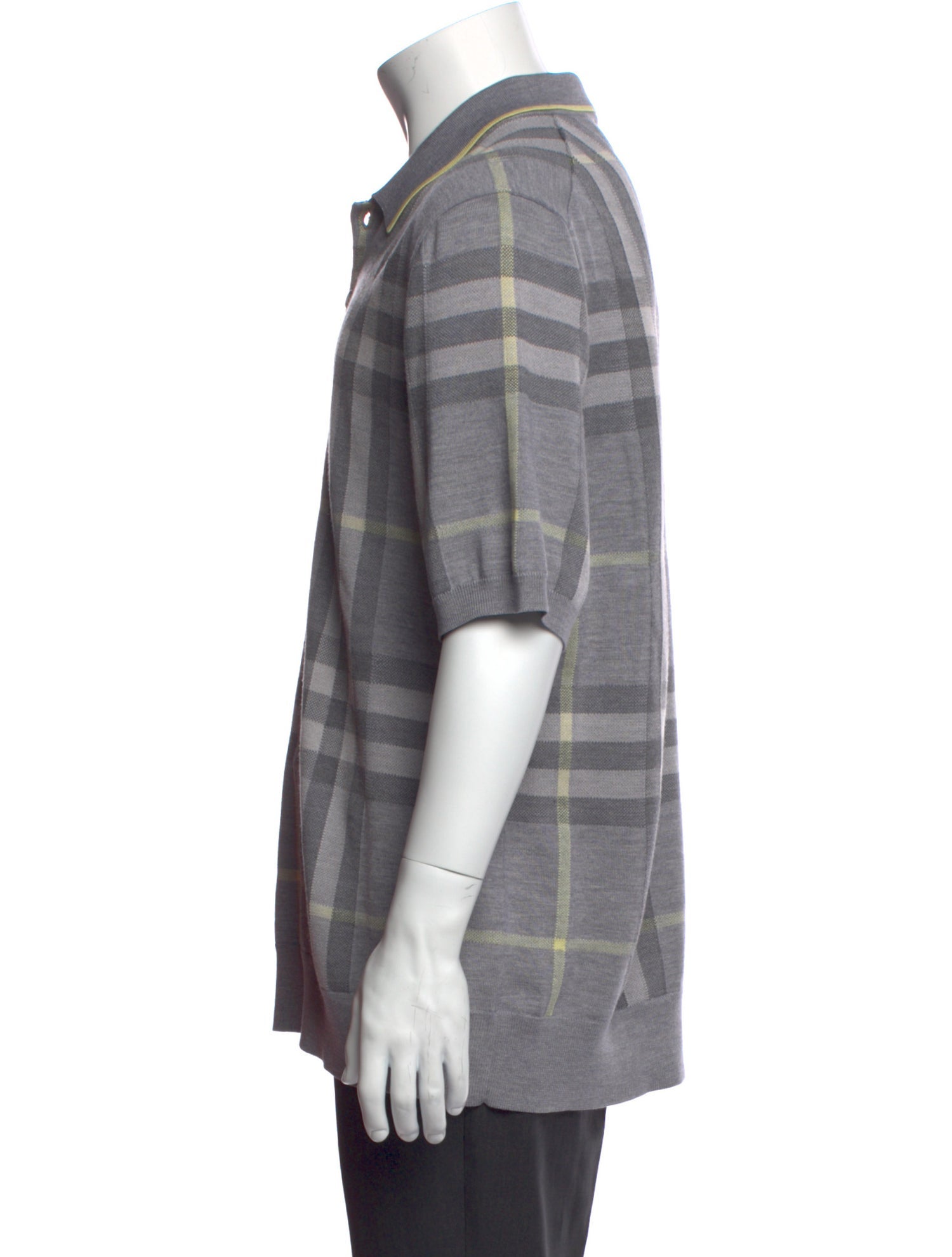 Burberry Exploded Check Pattern Wool Shirt