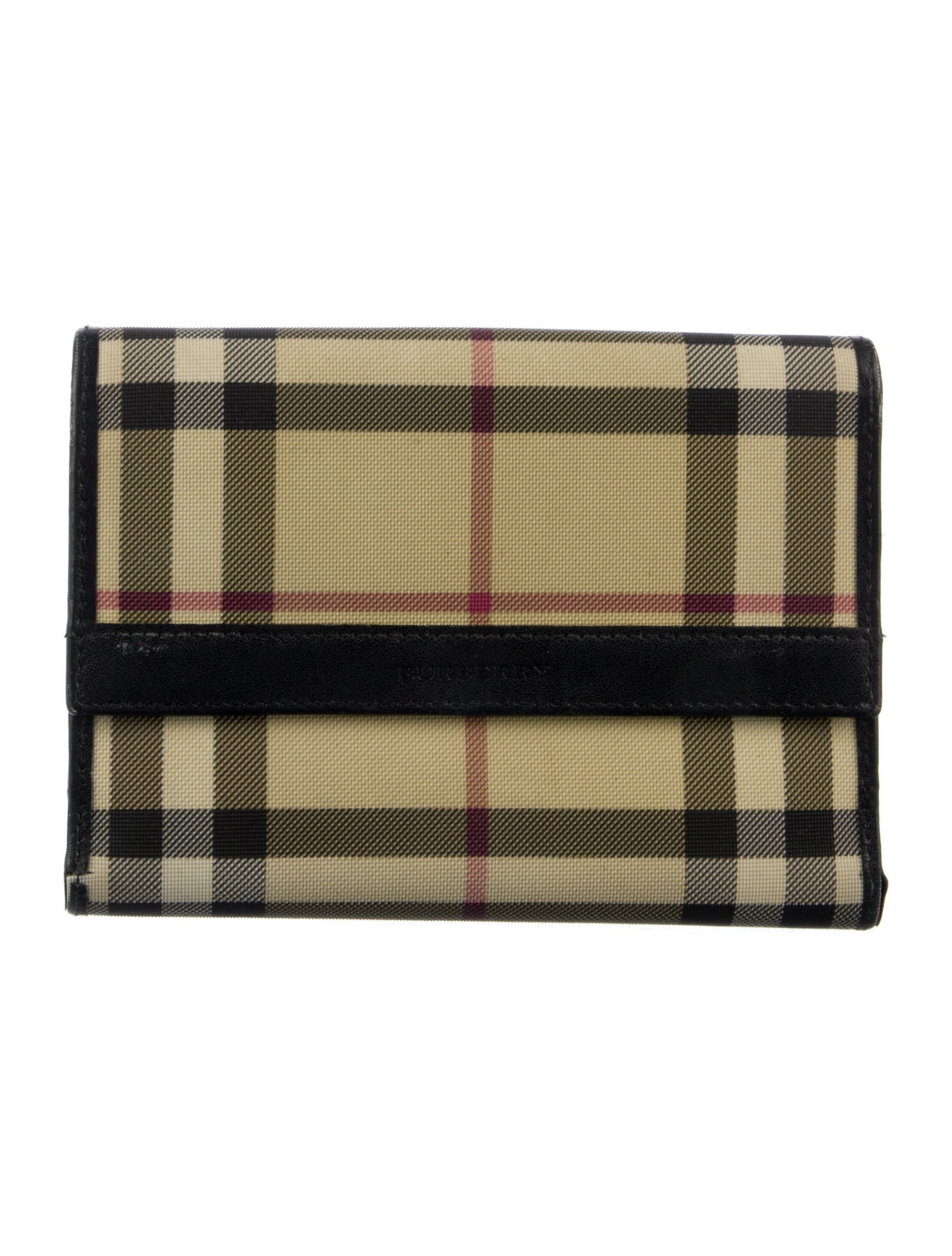 Burberry Nova Check Pattern Bifold Wallet