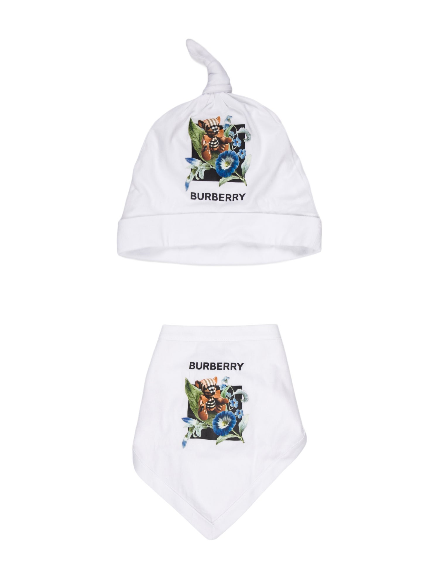 Burberry Infant Boys' Hat and Bib Set w/Tags