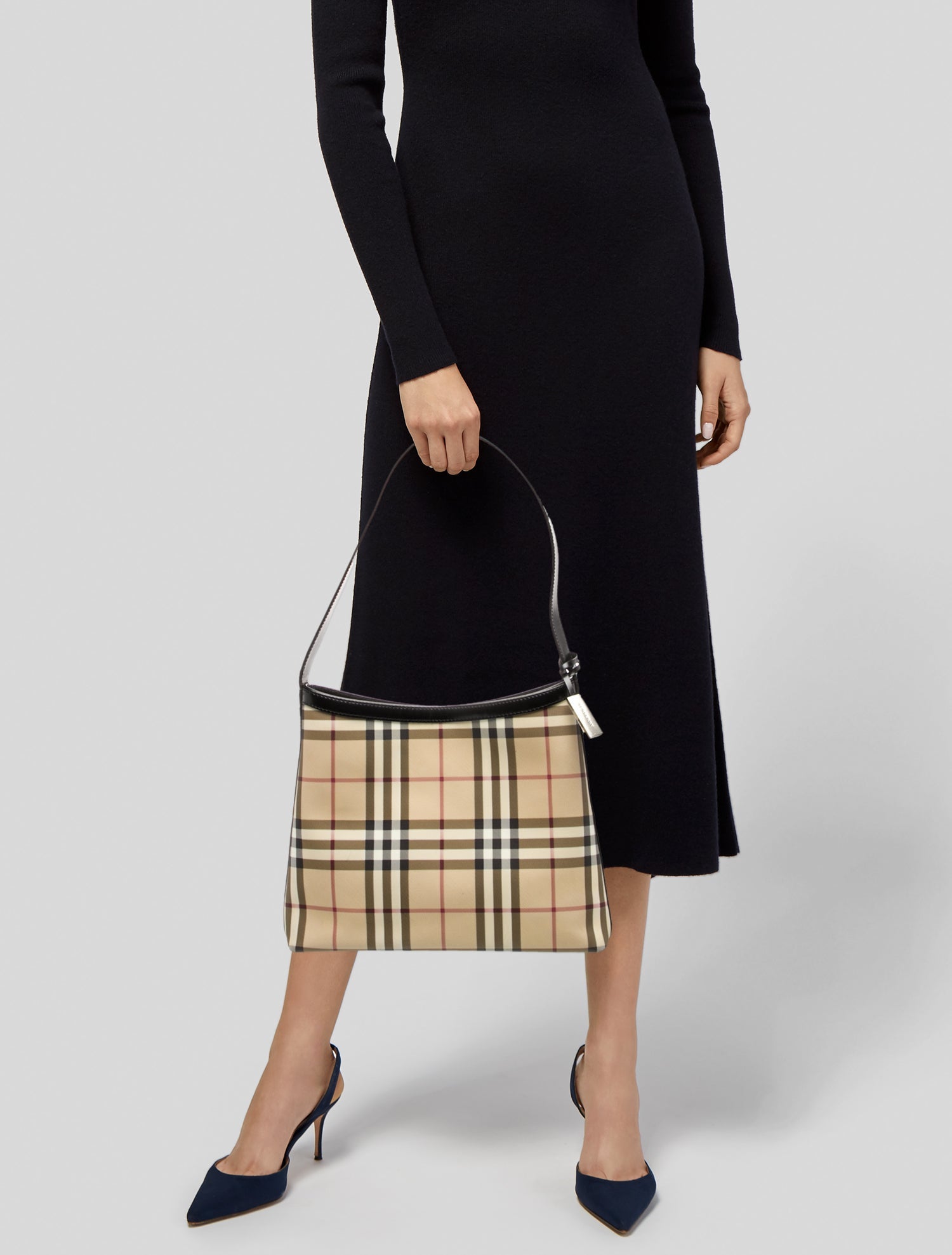 Burberry London Nova Check Shoulder Bag