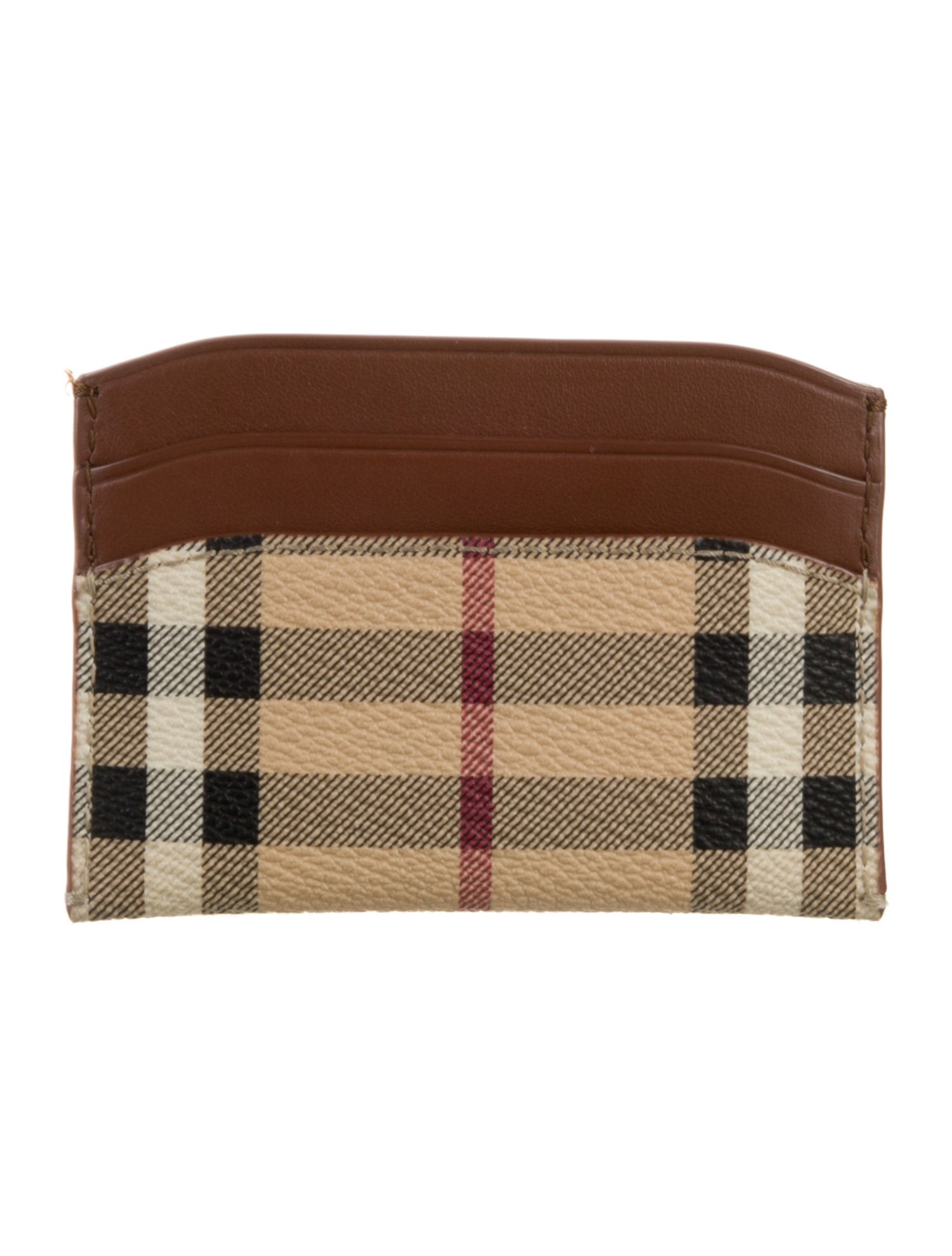 Burberry Horseferry Check Pattern Plaid Print Wallet
