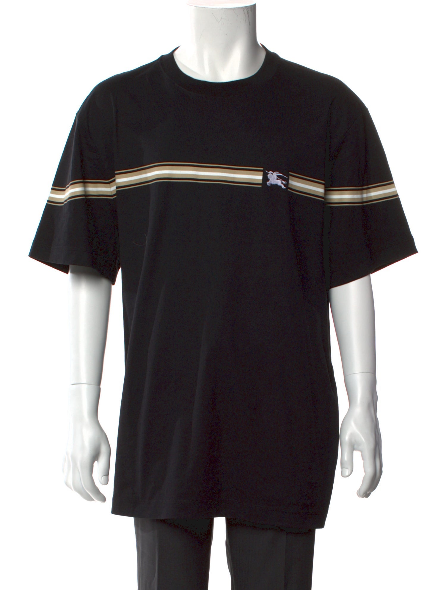 Burberry TB Monogram Striped T-Shirt
