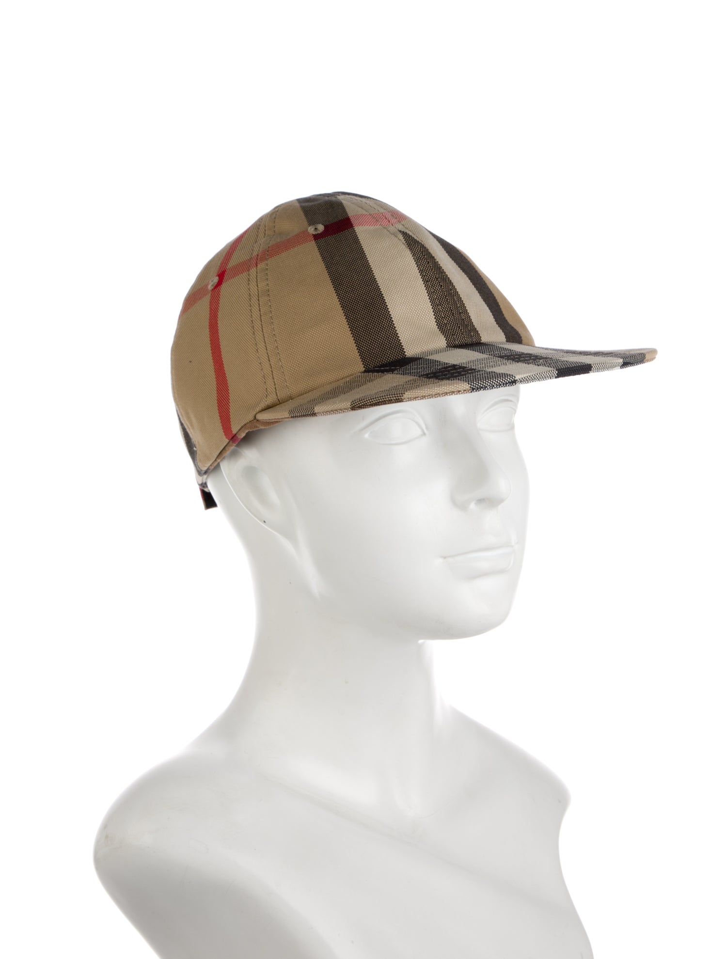 Burberry Check Canvas Baseball Hat