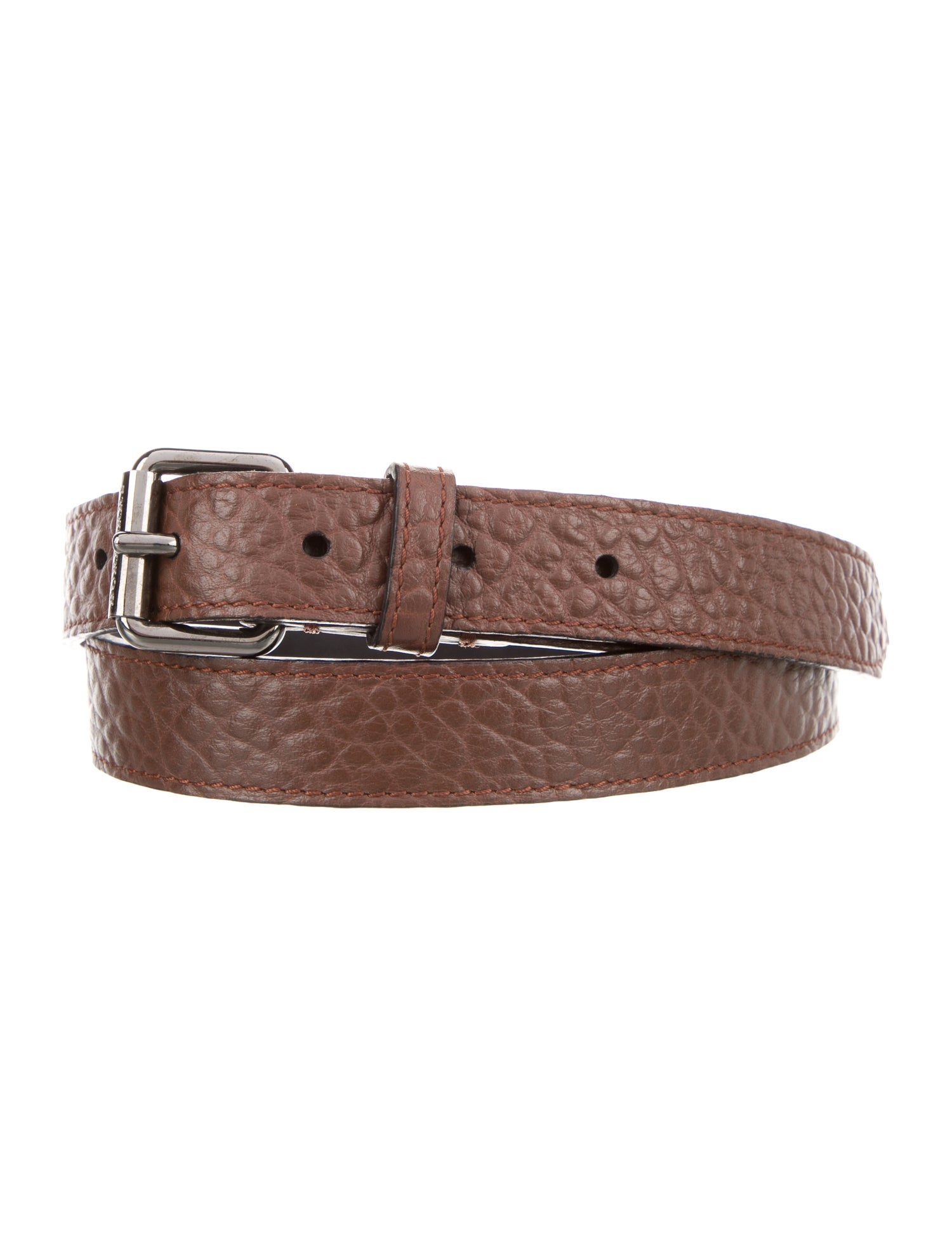 Burberry Skinny Leather Belt